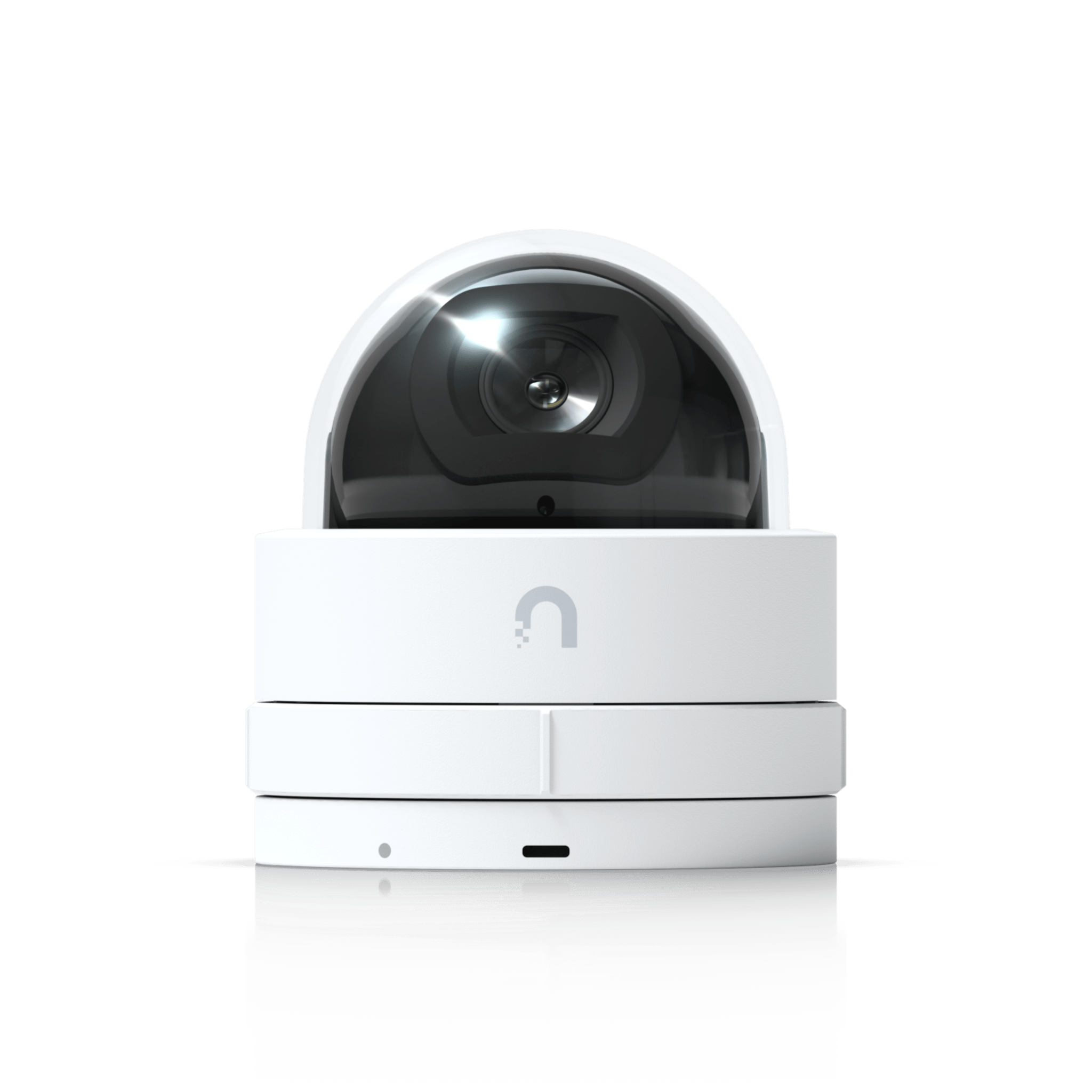Cámara IP UniFi G5 Domo Ultra, de bajo perfil para interior, 2K (4MPX), ángulo amplio 102.4°, visión nocturna IR hasta 20 mts, detección de eventos, para pared o techo