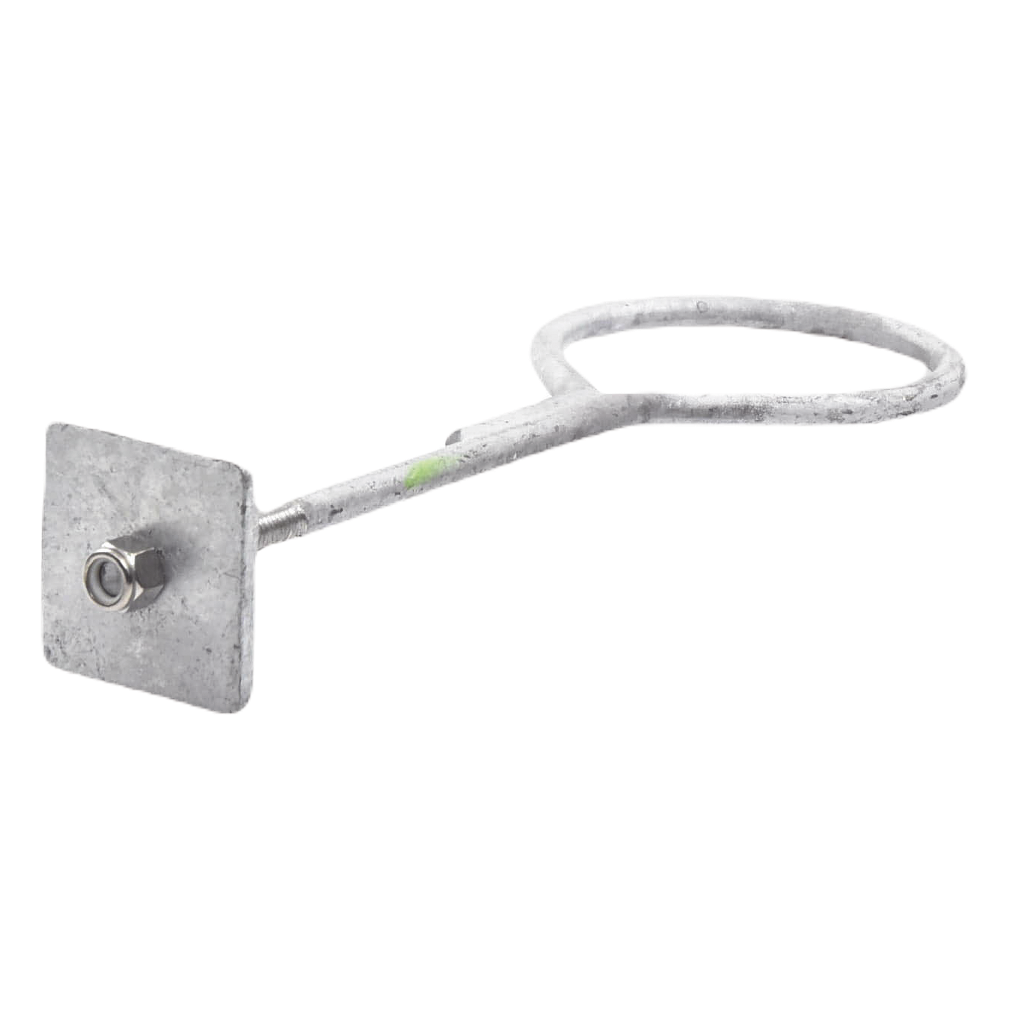Ancla con Aro / Varilla 1/2" / 40 cm (15.7 in) / Galvanizado por Inmersión / Pared o Losa — SYSCOM TOWERS · SKU SAP-01-SG