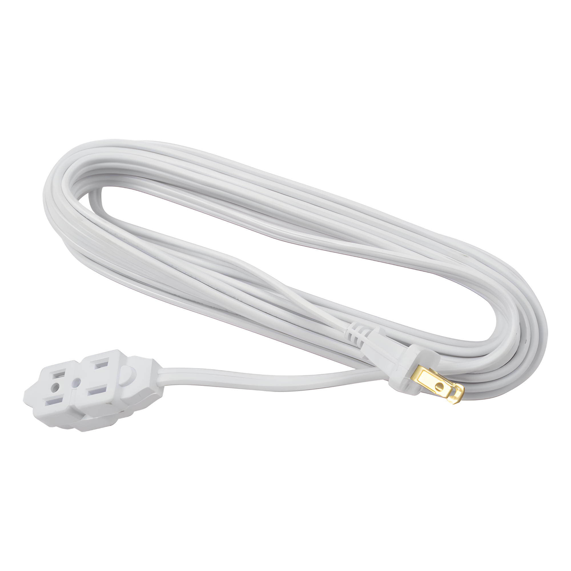  Extensión Eléctrica Doméstica de 6 metros / 127 V CA 8 A Máximo / Color Blanco.