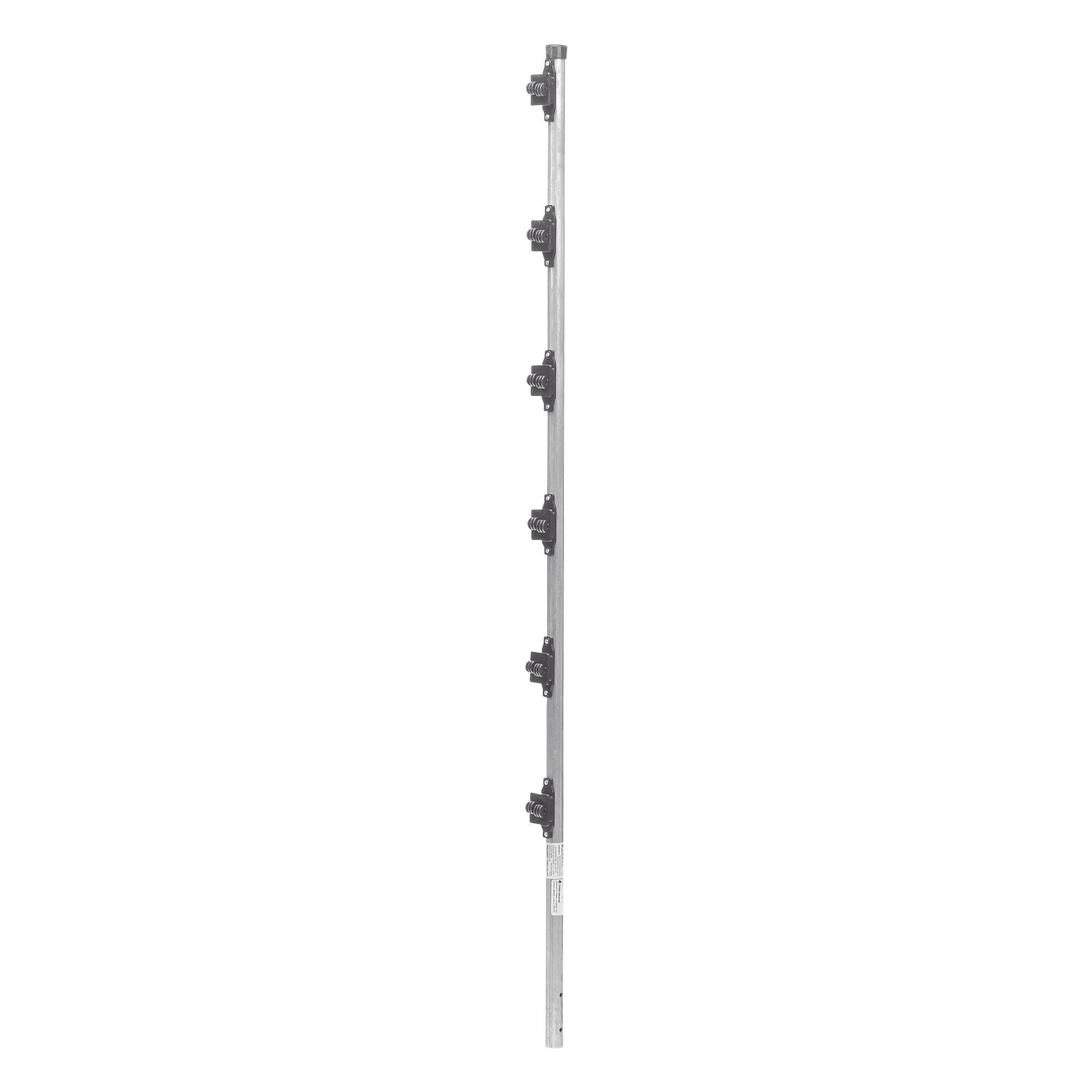 Poste con 6 Aisladores de PASO para Cerca Electrificada. Tubo Galva. de 1.4m, cal. 18 de 1" Diam. (Sin pintar). — EPCOM INDUSTRIAL · SKU SYS-POST-10