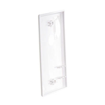 Placa de Pared Ciega Universal, Color Blanco