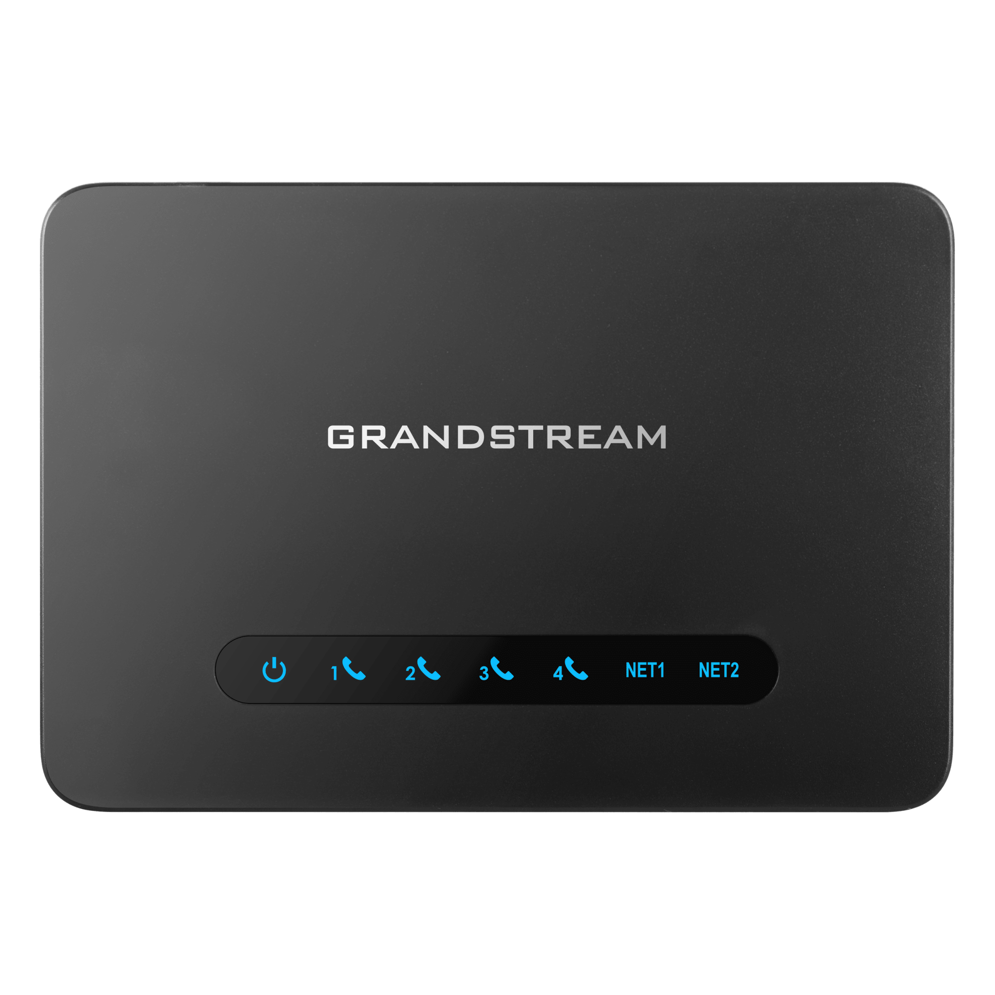 Gateway VoIP con Router NAT / 4 Puertos FXS (Conectar Teléfono Análogo) / Router NAT Gigabit Integrado / Cifrado AES Reforzado / Aprovisionamiento Automático / Soporta SIP y Fax T.38 — GRANDSTREAM · SKU HT-814-V2