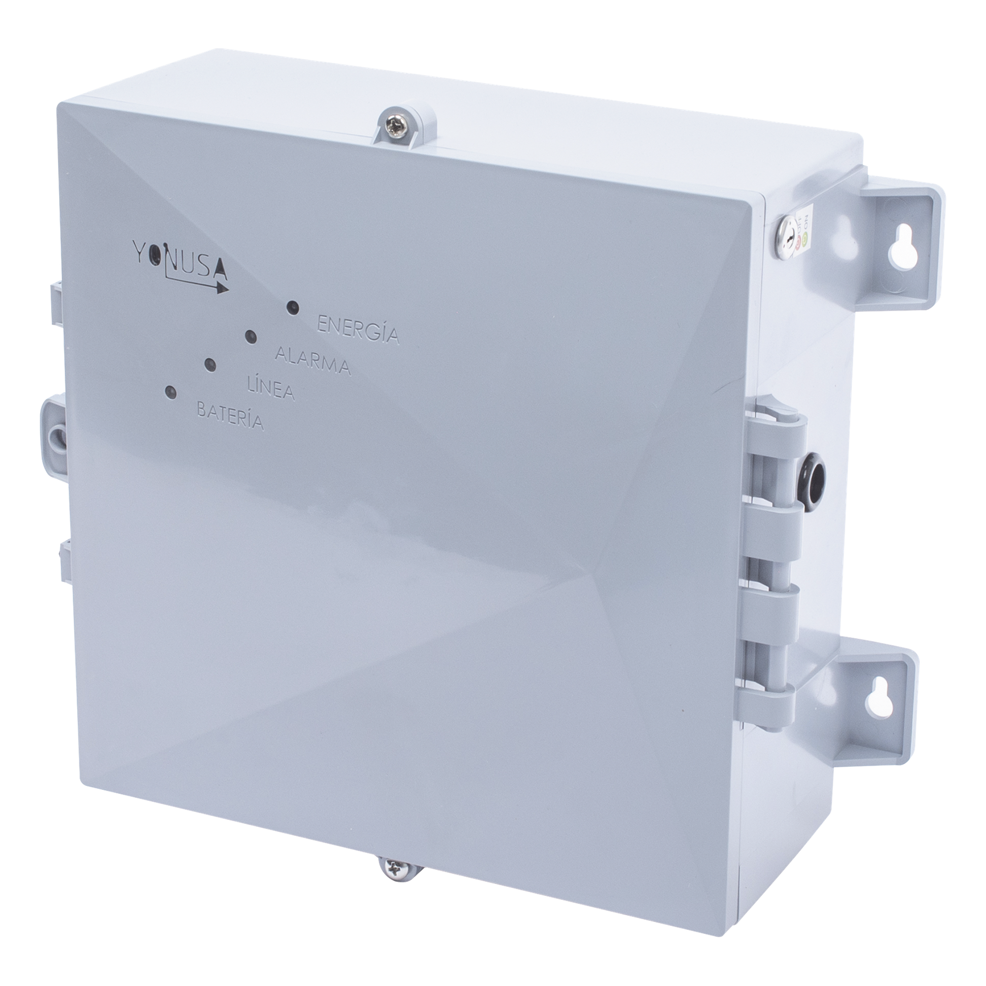 Energizador con tecnología SMT de 12,000Volts-1Joule/ 2500Mts Lineales de Protección / Cercas Electrificadas — YONUSA · SKU SYSNG-V3