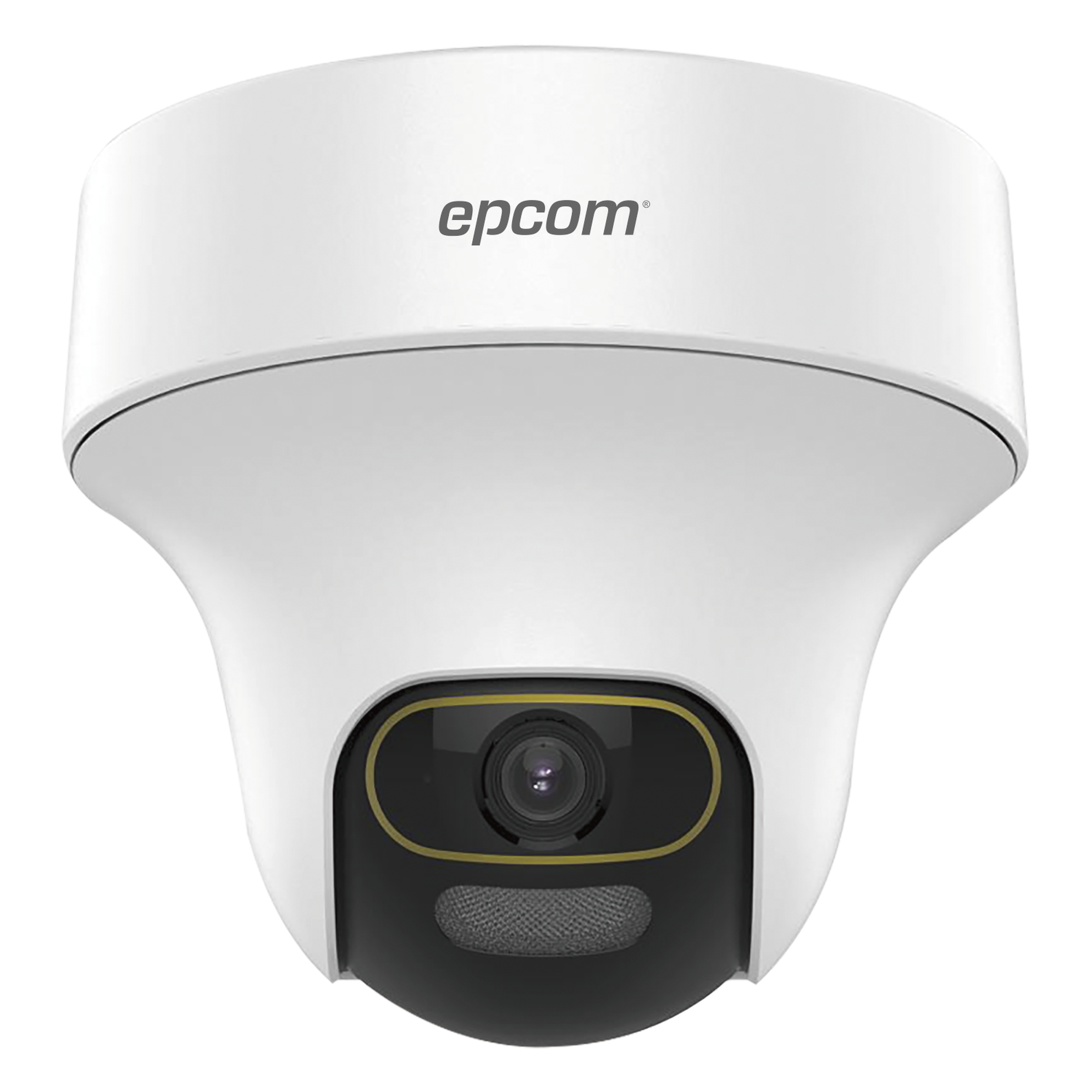 Cámara LUZ DUAL (IR + LUZ BLANCA) / Domo TurboHD 2 Megapixel (1080p) / Luz Blanca 20 mts / Gran Angular 106° / Lente 2.8 mm / 30 mts IR EXIR / Exterior IP67 / 4 Tecnologías / Micrófono Integrado — EPCOM · SKU PT-8TURBO-C/A
