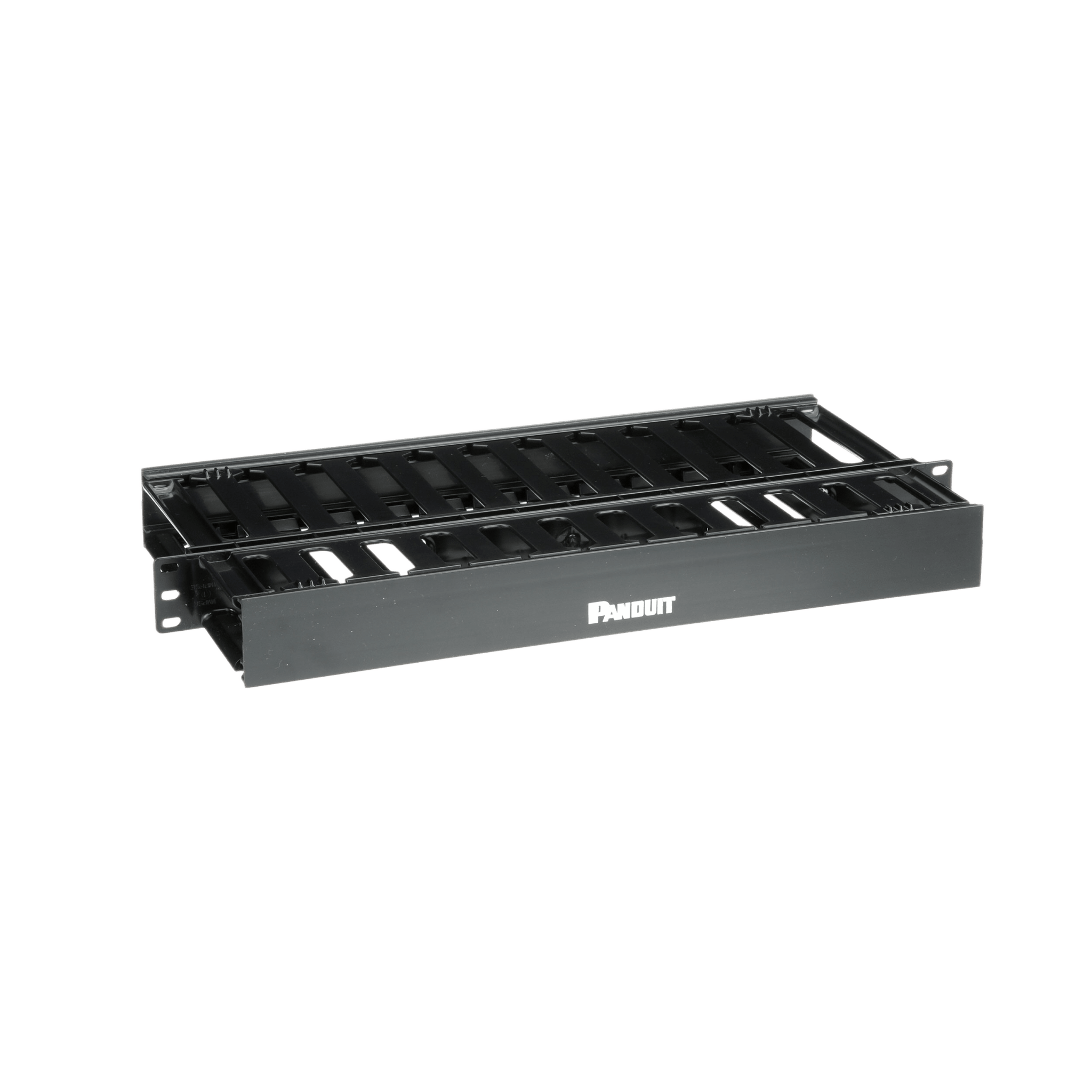 Organizador de Cables Horizontal PatchLink, Doble (Frontal y Posterior), Para Rack de 19in, 1UR