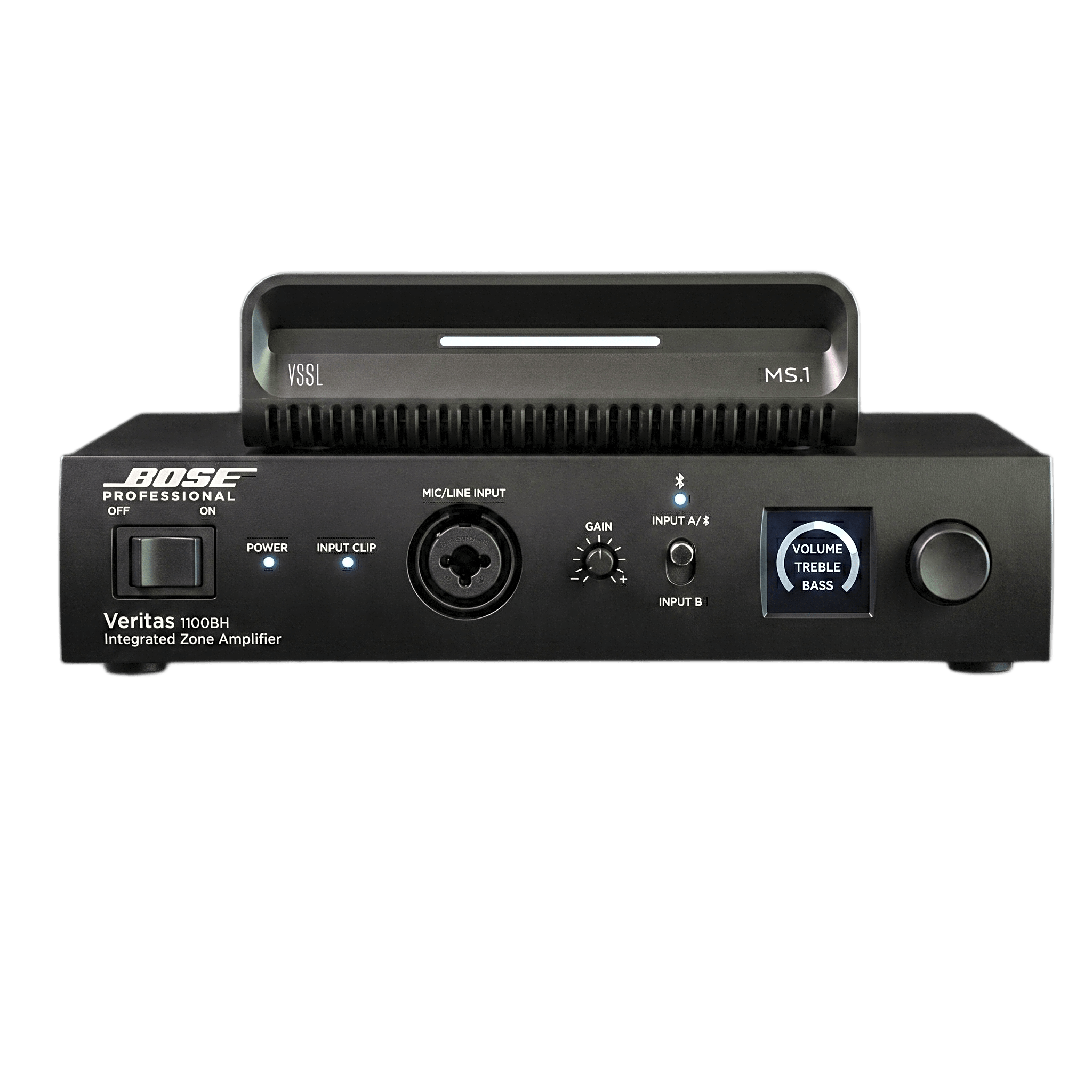 KIT Amplificador Veritas 1100BH y Streamer de Audio Modular MS.1 | PoE + USB-C | HDMI eARC + Óptica + RCA | Bluetooth LE Audio | WiFi | Control4-Crestron-Elan-RTI-URC-Savant-Lutron | AirPlay2-GoogleCast-SpotifyConnect