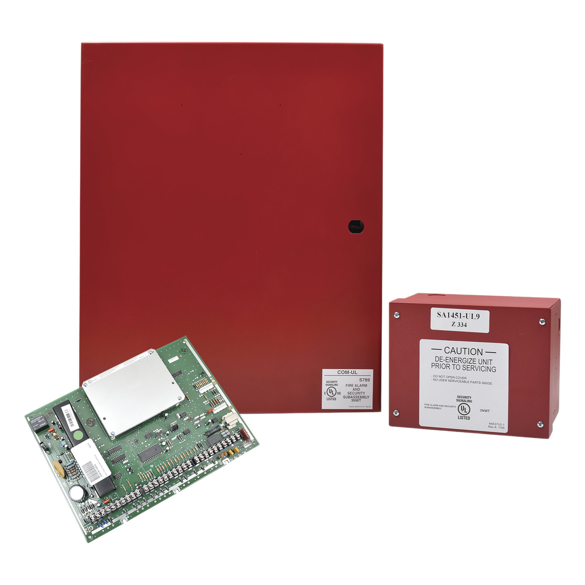 Panel de alarma comercial de incendio y robo particionado, hasta 128 zonas cableadas, V-Plex e inalámbricas, listado UL — HONEYWELL HOME RESIDEO · SKU VISTA-128-FBP-T