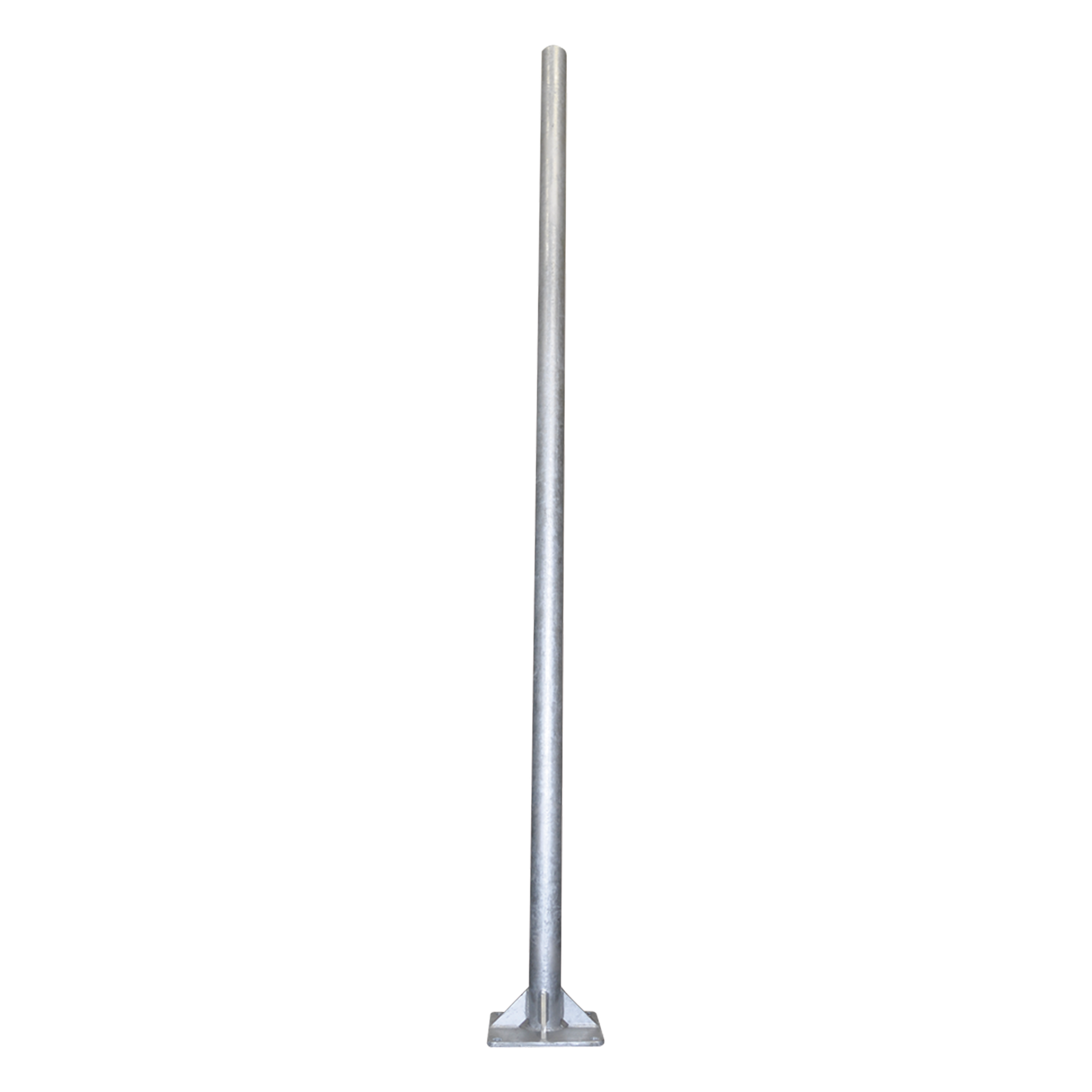 Poste de Acero Galvanizado para Videovigilancia, 3 m de altura. — SYSCOM TOWERS · SKU MSC-30A-3
