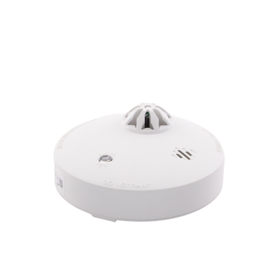(AX PRO) Detector de Temperatura Inalámbrico para Panel de Alarma HIKVISION / Interior / Soporta Funcionalidad Autónoma / Alerta cuando Excede los 57°C / No compatible con el panel DS-PHA64-LP