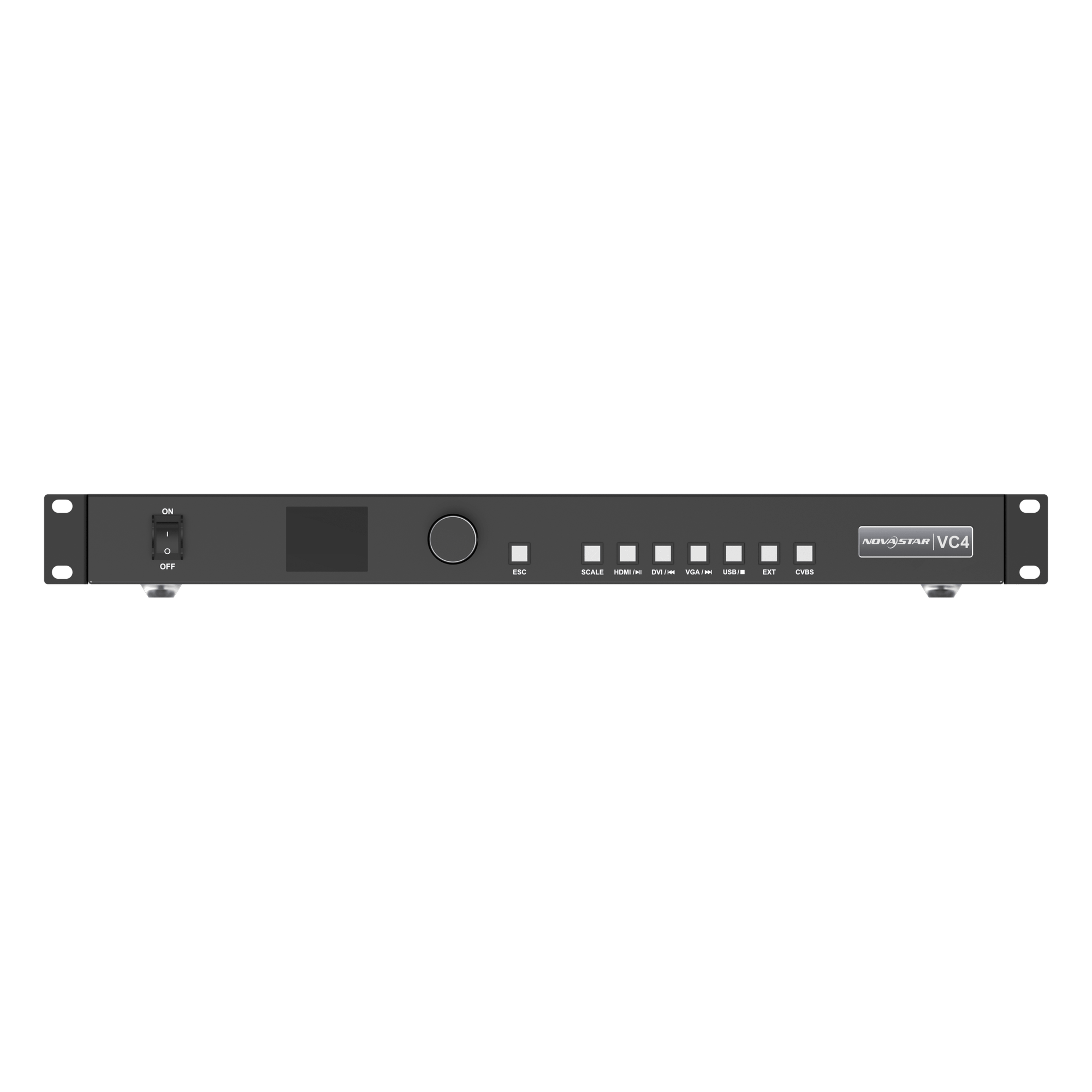 Controlador de Video LED VC4 / 4 Puertos Gigabit Ethernet / Entradas HDMI 1.3, DVI, VGA, CVBS / Salida Máxima 2.6 MP / Compatibilidad con RS232 — NOVASTAR · SKU VC4