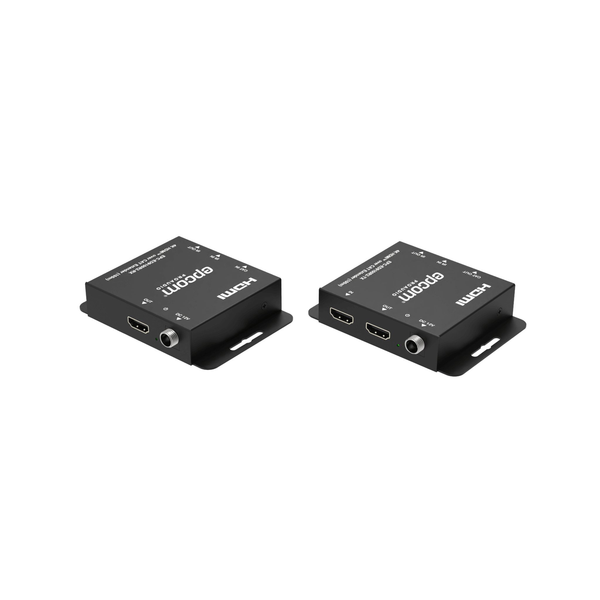 Kit Extensor HDMI | 4K30 hasta 100m | Cat6 | Transmisión sin Compresión | Soporta PoC Bidireccional | EDID y Audio 5.1CH
