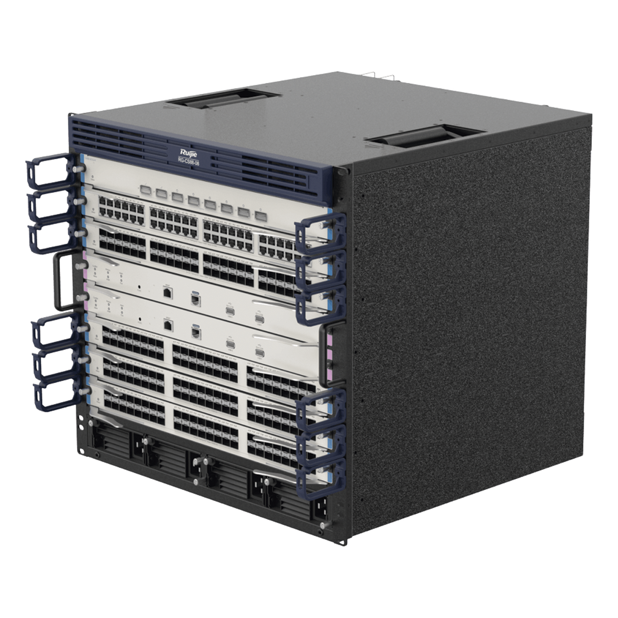 RG-CS88-08 SWITCH CORE L3 CHASSIS P/ 6 TARJETAS Y 2 SUPERVISORES — RUIJIE · SKU RG-CS88-08