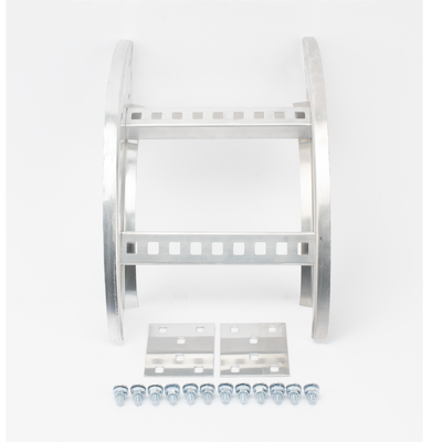 Curva Vertical Exterior de Aluminio de 90° Perfil Z / Peralte 3 1/4" / Ancho 9" / Radio 8" / Incluye Tornillería (CHVE90EZ314R8X9AK)