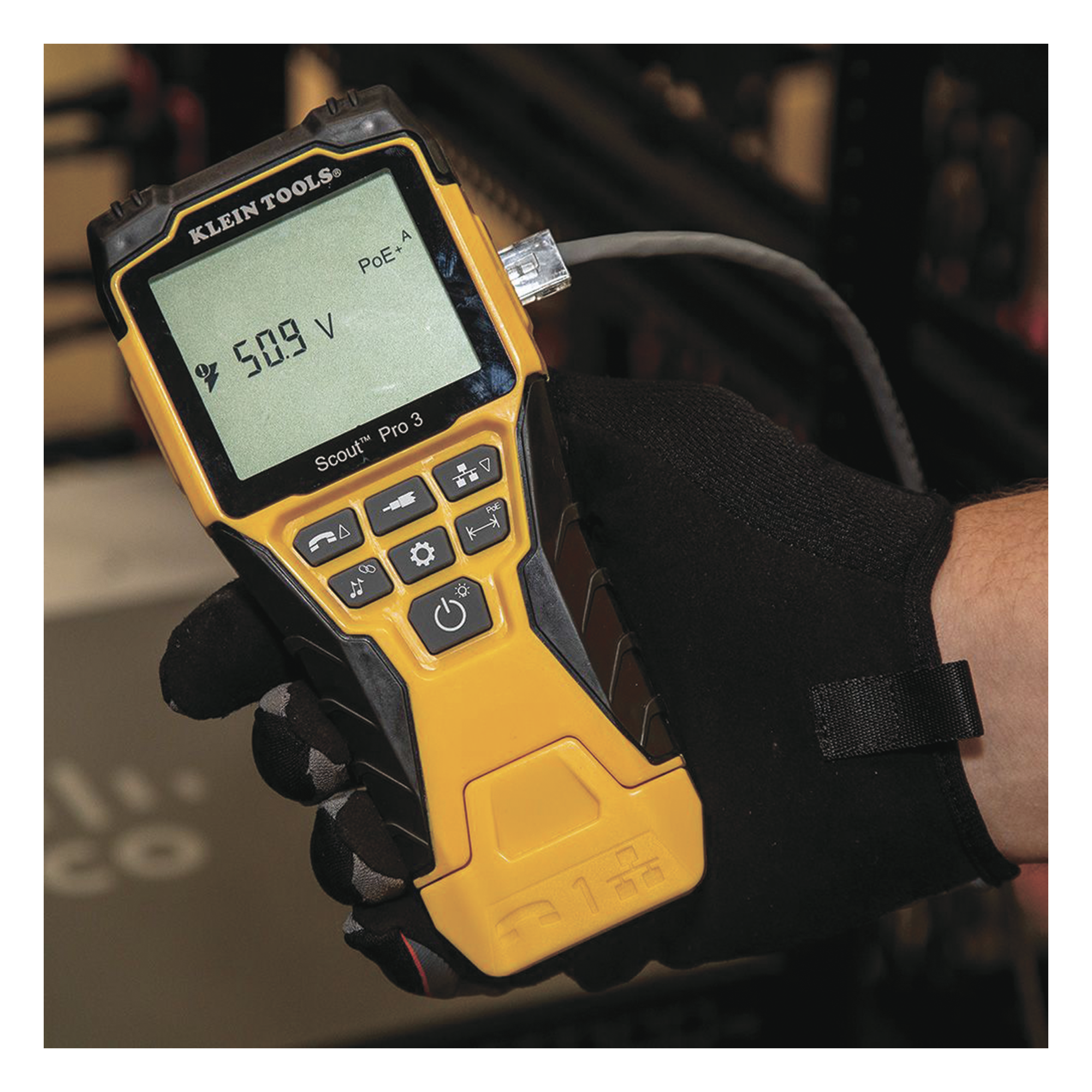 Probador Scout™ Pro 3 con kit de transmisores remotos Test-n-Map™ (Inspección PoE)
