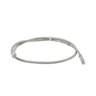 Cable de Parcheo TX6, UTP Cat6, 24 AWG, CM, Color Gris, 0.91 Metros (3 Pies)