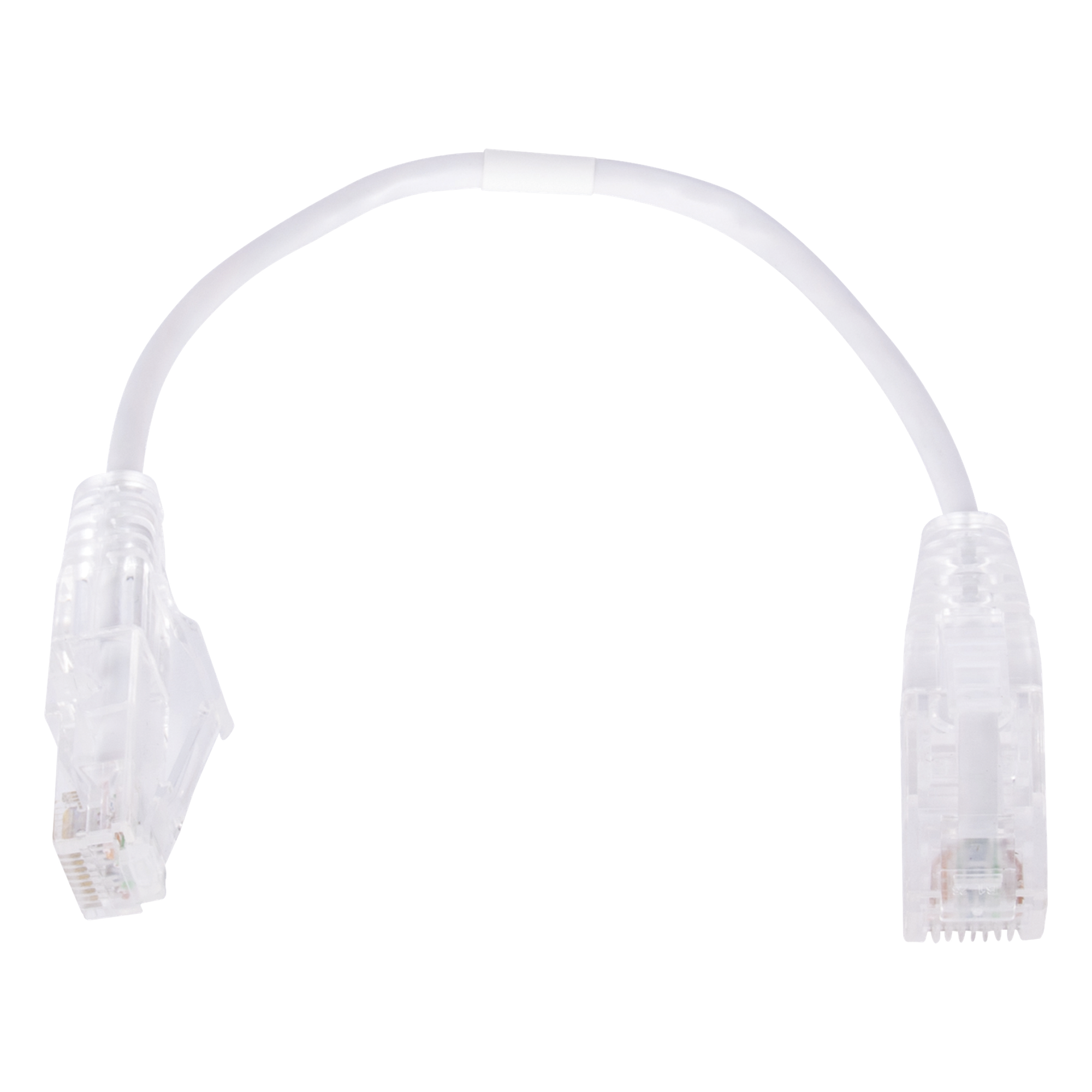 Cable de Parcheo Slim UTP Cat6 - 20 cm (7.87 Pulgadas) Blanco Diámetro Reducido (28 AWG) — LINKEDPRO BY EPCOM · SKU LP-UT6-020-WH28
