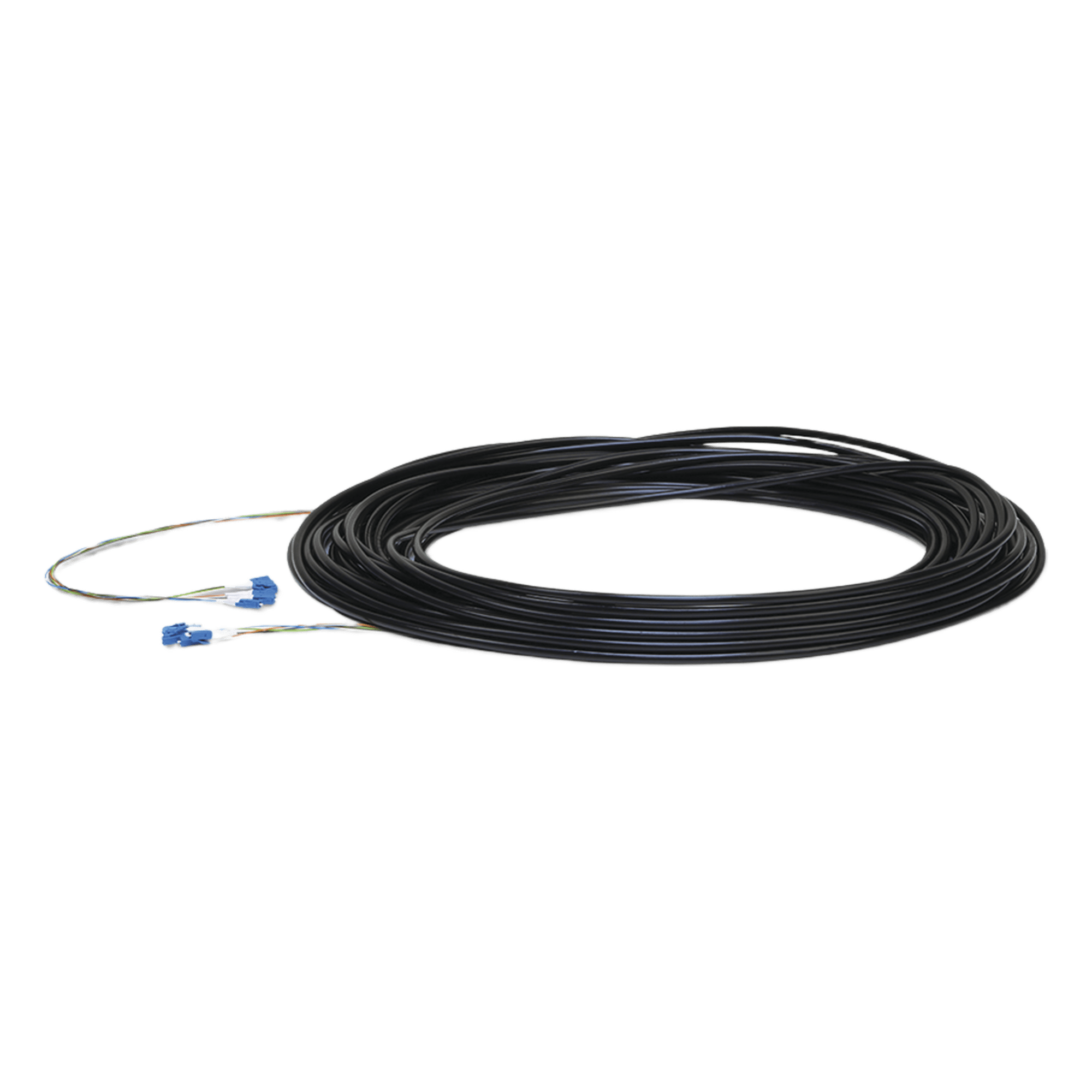 Fibercable de 60 Metros (200 Pies) Monomodo (SM) con Conectores LC, Ideal para Equipos Edgerouter, Edgeswitch y Edgepoint — UBIQUITI · SKU FC-SM-200