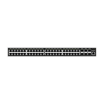 Switch Gigabit Administrable / 48 puertos 10/100/1000 Mbps + 6 Puertos SFP+ / Compatible con GWN Cloud.