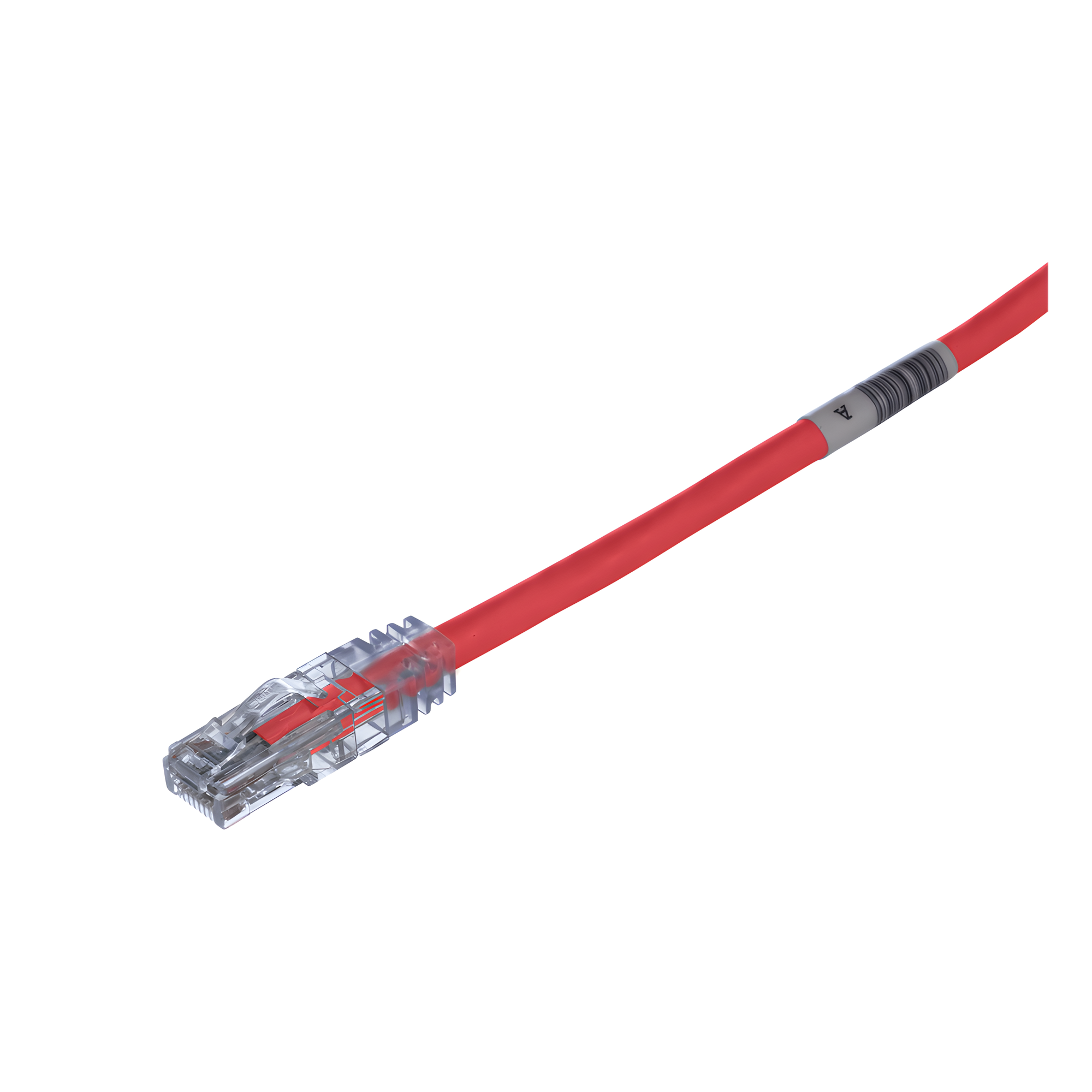 Cable de Parcheo TX6, UTP Cat6, 24 AWG, CM/LSZH, Color Rojo, 1 ft
