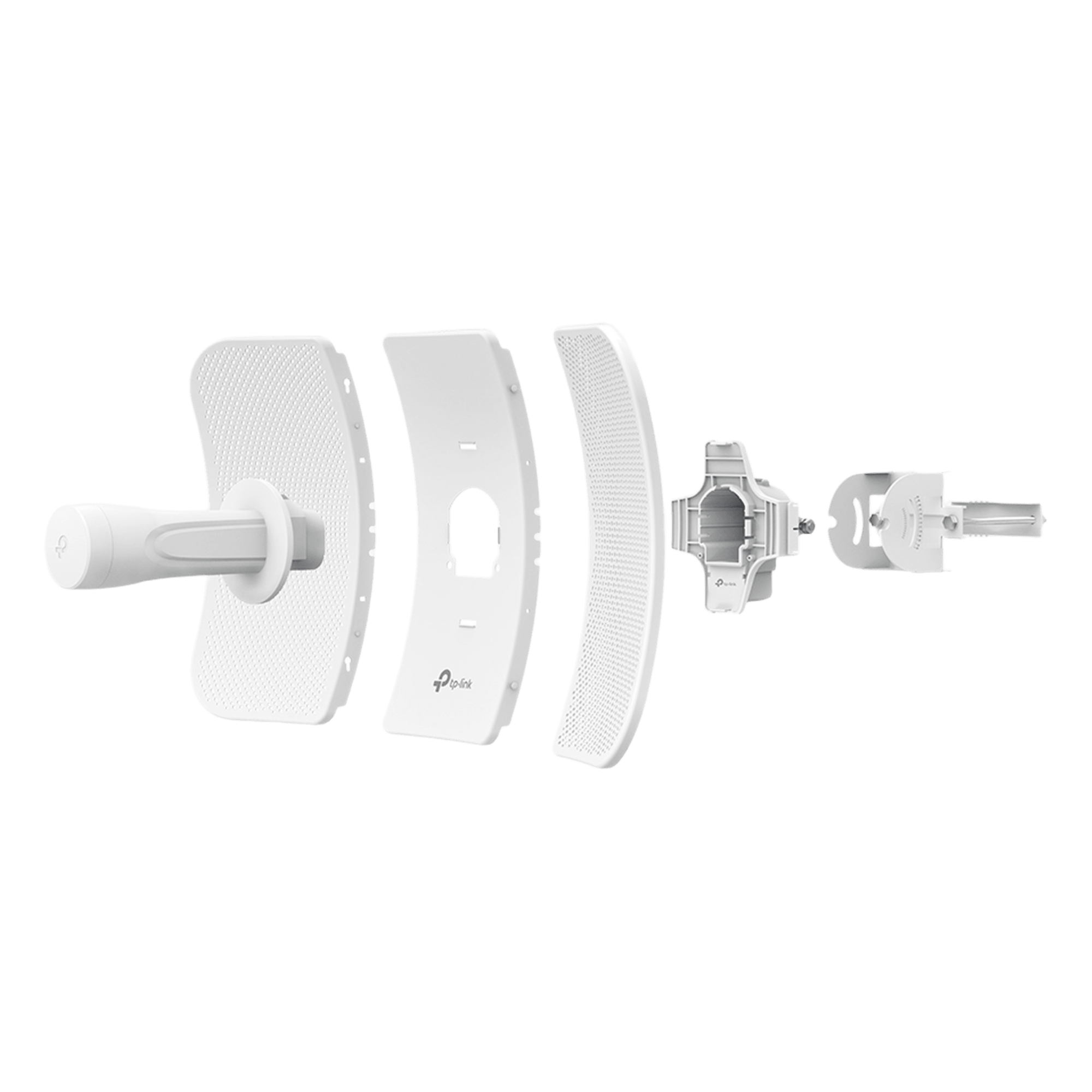 CPE de Exterior de 5 GHz a 150Mbps, Antena direccional de 23dBi, potencia de 23 dBm, PoE pasivo — TP-LINK · SKU CPE605