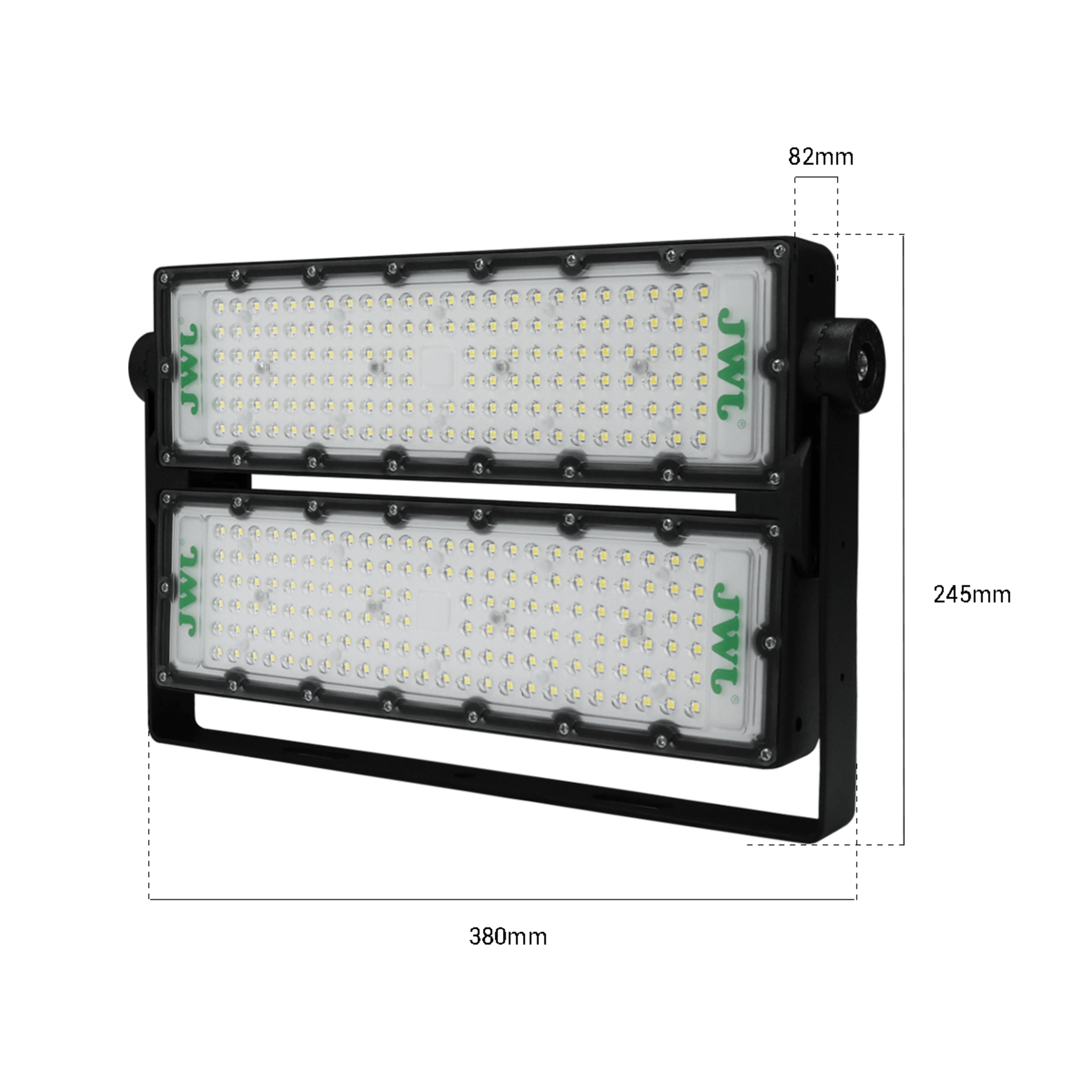 Reflector LED 200 W /350 x 250 mm / 85 - 265 Vca~ 50/60Hz / TCC 6 500 K / Uso en exterior.