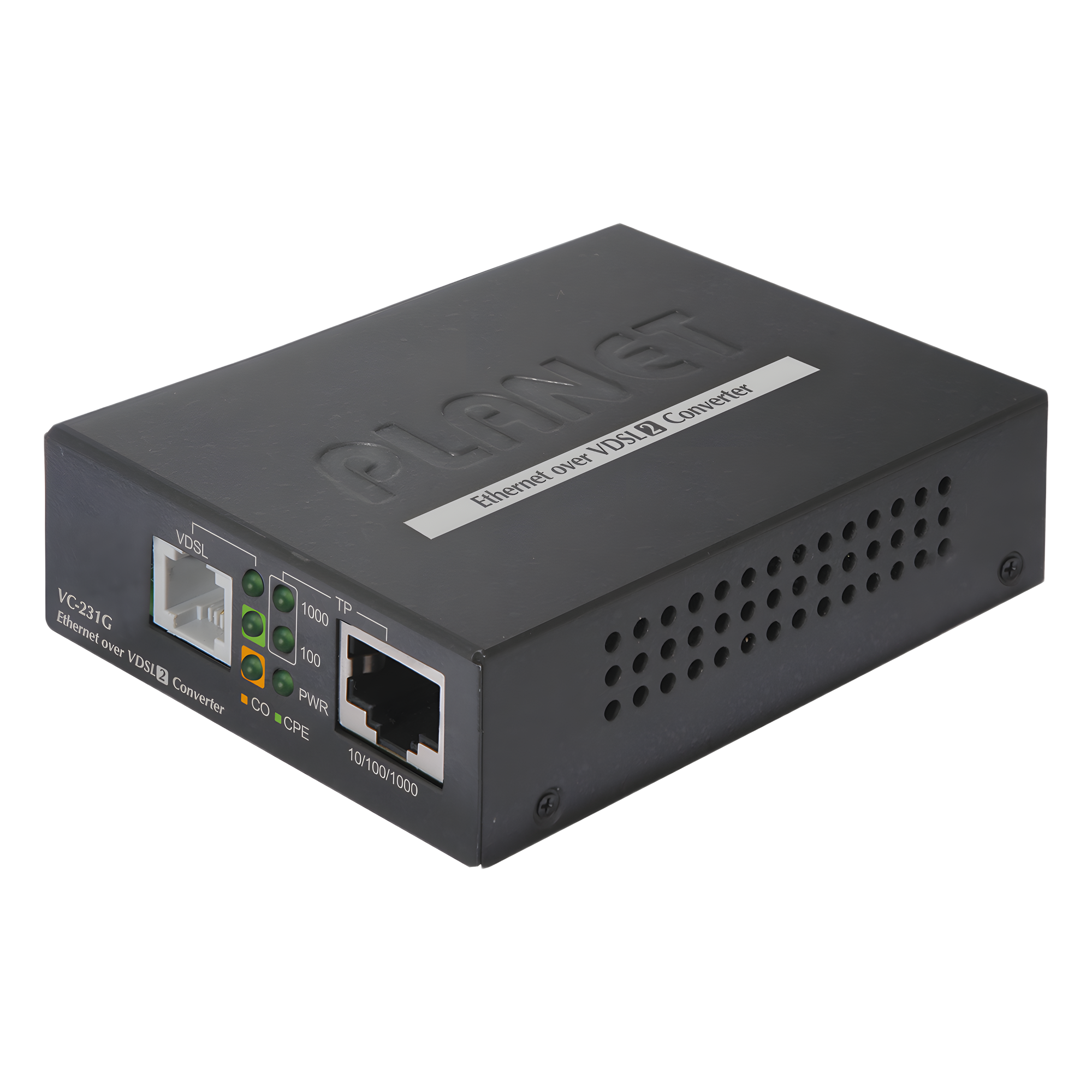 Convertidor de Medios Ethernet a Travez de VDSL2 — PLANET · SKU VC-231