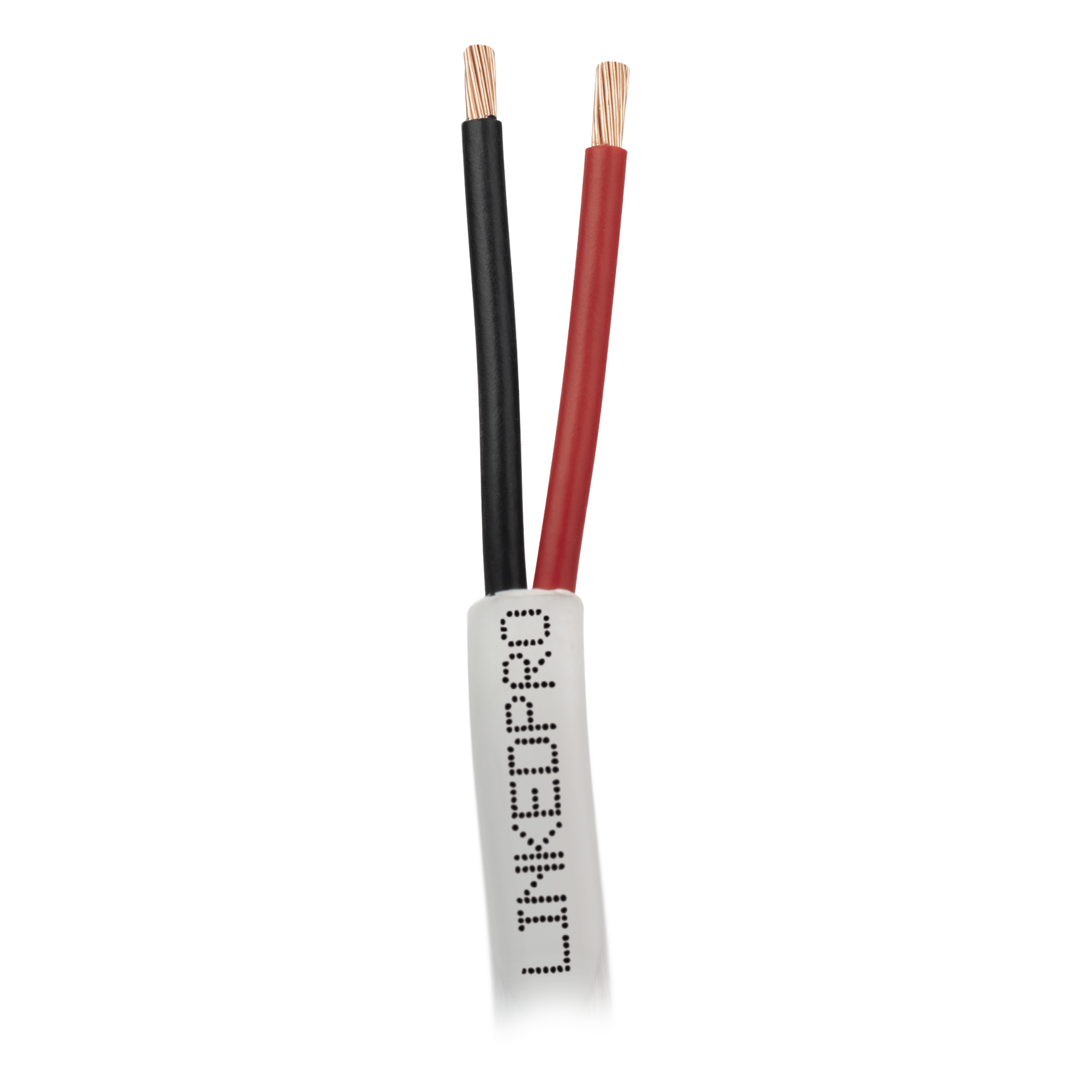 Bobina de Cable 305 Metros (1000 Pies) / Alambre de Cobre 2 x 16 AWG / Color Blanco / CMR / Para Sistemas de Seguridad y Alarmas — LINKEDPRO · SKU LP216W/1000