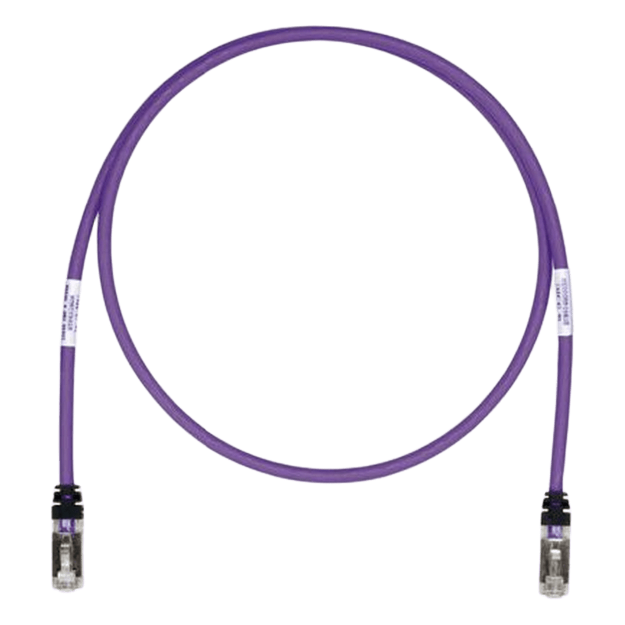 Patch Cord Cat6A, Blindado S/FTP, CM/LS0H, 3.05 Metros (10 Pies), Color Violeta — PANDUIT · SKU STP6X10VL