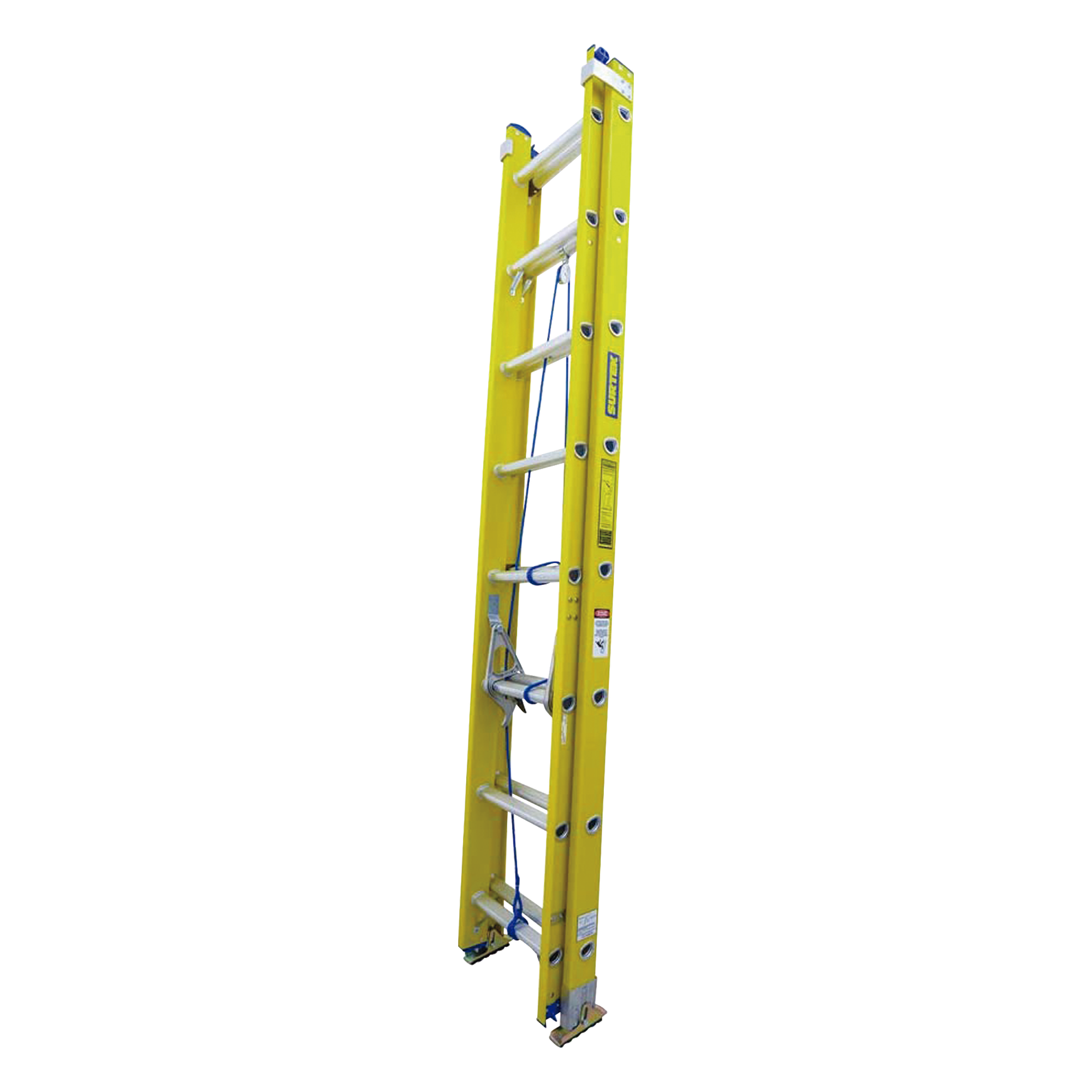 Escalera de extensión Fibra de vidrio 24 escalones (altura 6.4 metros) — SURTEK · SKU SYS-EEFV224