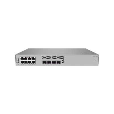 Switch de Acceso eKit Administrable / Capa 2 / 8 Puertos PoE+ Gigabit + 2 SFP + 2 SFP+ / PoE Perpetuo / Presupuesto PoE 128 W / Sin licenciamiento