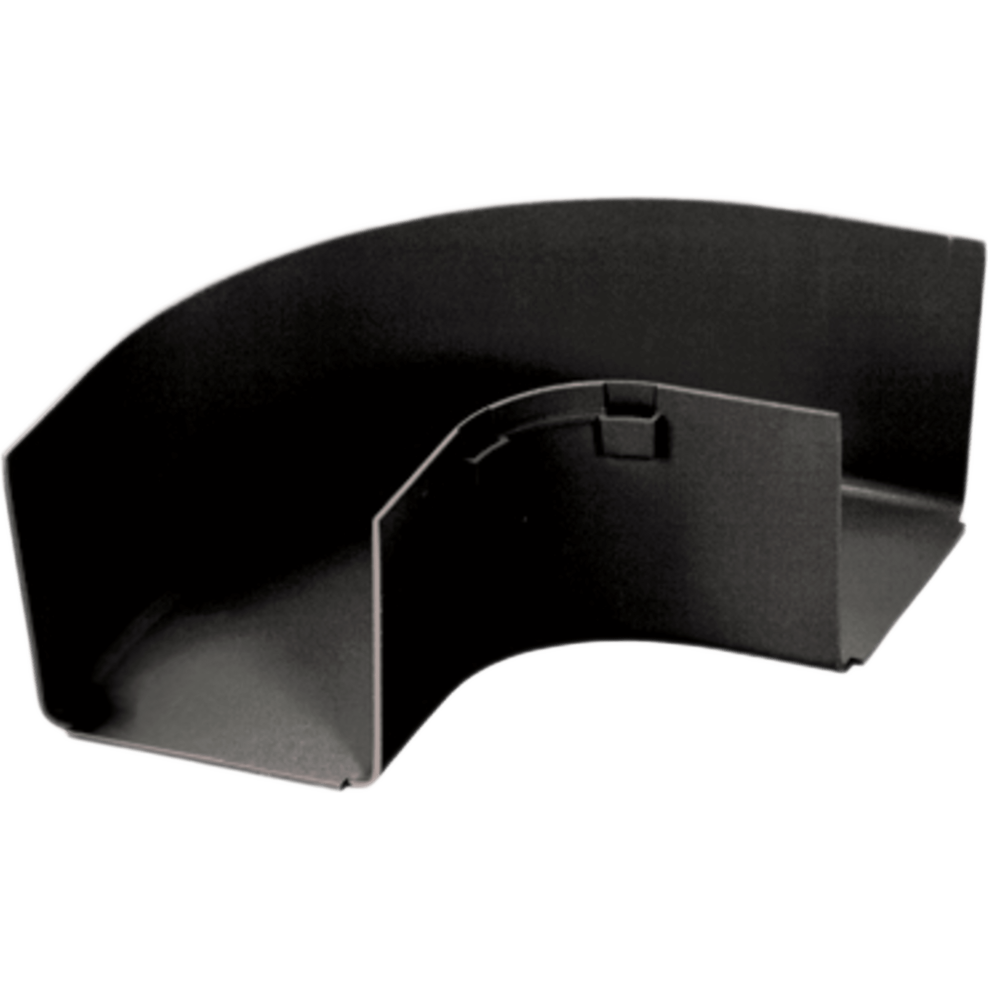 Ángulo Recto a 90º Horizontal, Para Canaletas FiberRunner™ 4X4, Color Negro