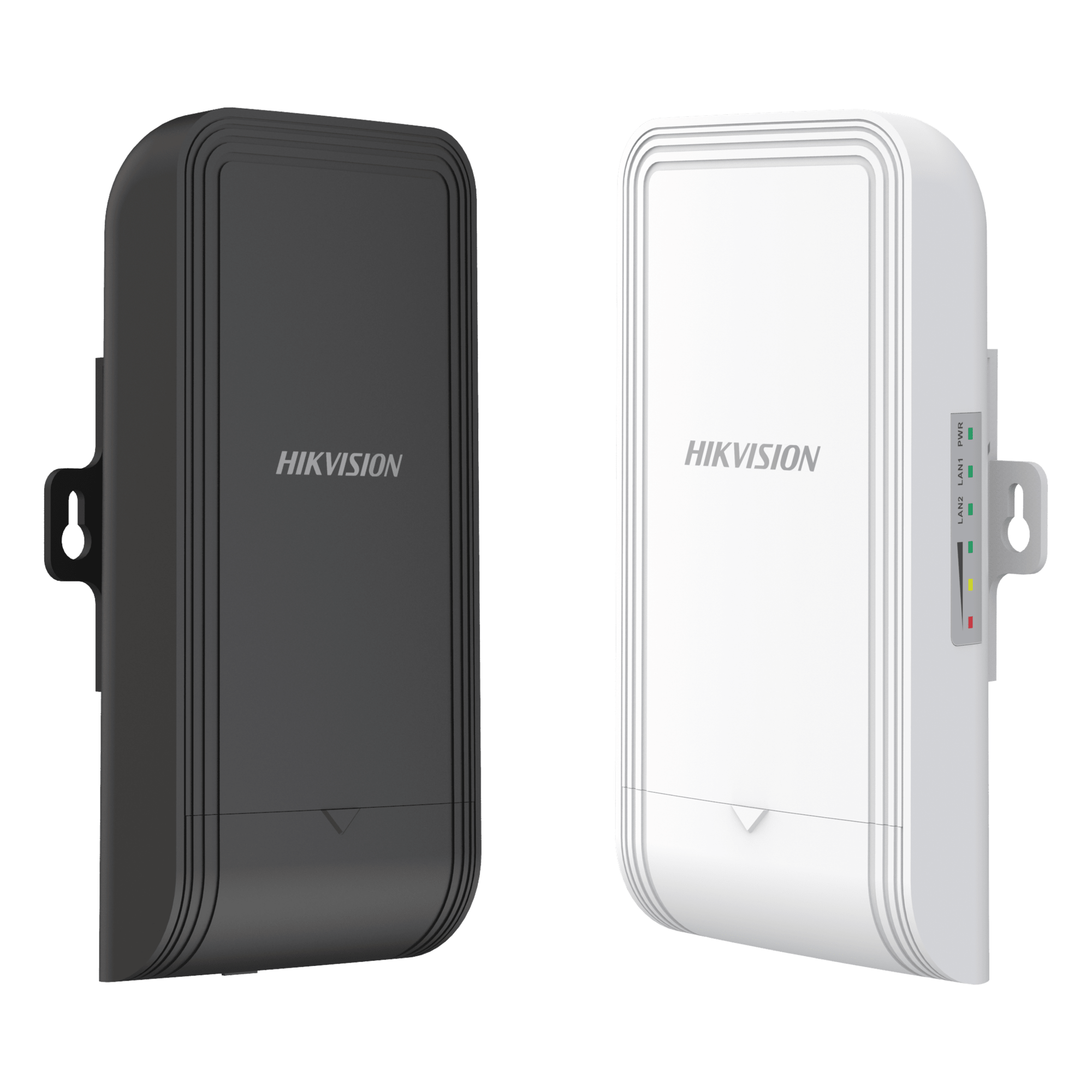 Kit Completo (Transmisor - Receptor) para Enlace PTP en 2.4 GHz / Aplicación para Elevadores / Antena Integrada de 7 dBi 2 x 2 MIMO / Autoajuste de Potencia / 500 Metros de Distancia — HIKVISION · SKU DS-3WF0EC-2NT