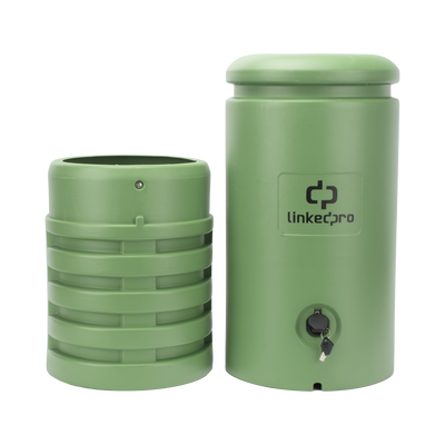 Pedestal para Cajas de Empalme de Fibra Óptica Cilíndrico Color Verde con Bracket Estándar (No Incluye Caja de Empalme)