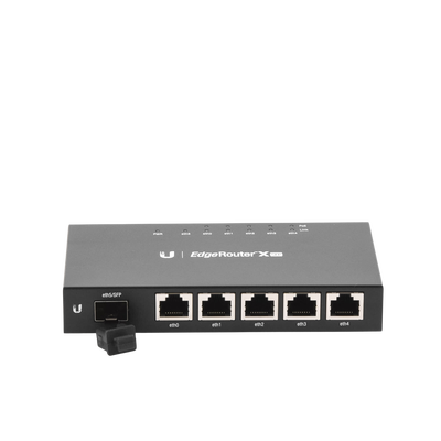EdgeRouter X SFP de 5 puertos Gigabit + 1 puerto SFP con funciones avanzadas de ruteo