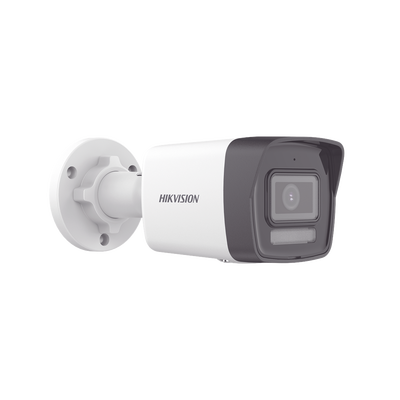 Bala IP 6 Megapixel / Lente 2.8 mm / Dual Light (30 mts IR + 30 mts Luz Blanca) / Micrófono Integrado / ACUSENSE Lite / Exterior IP67 / H.265 / PoE 