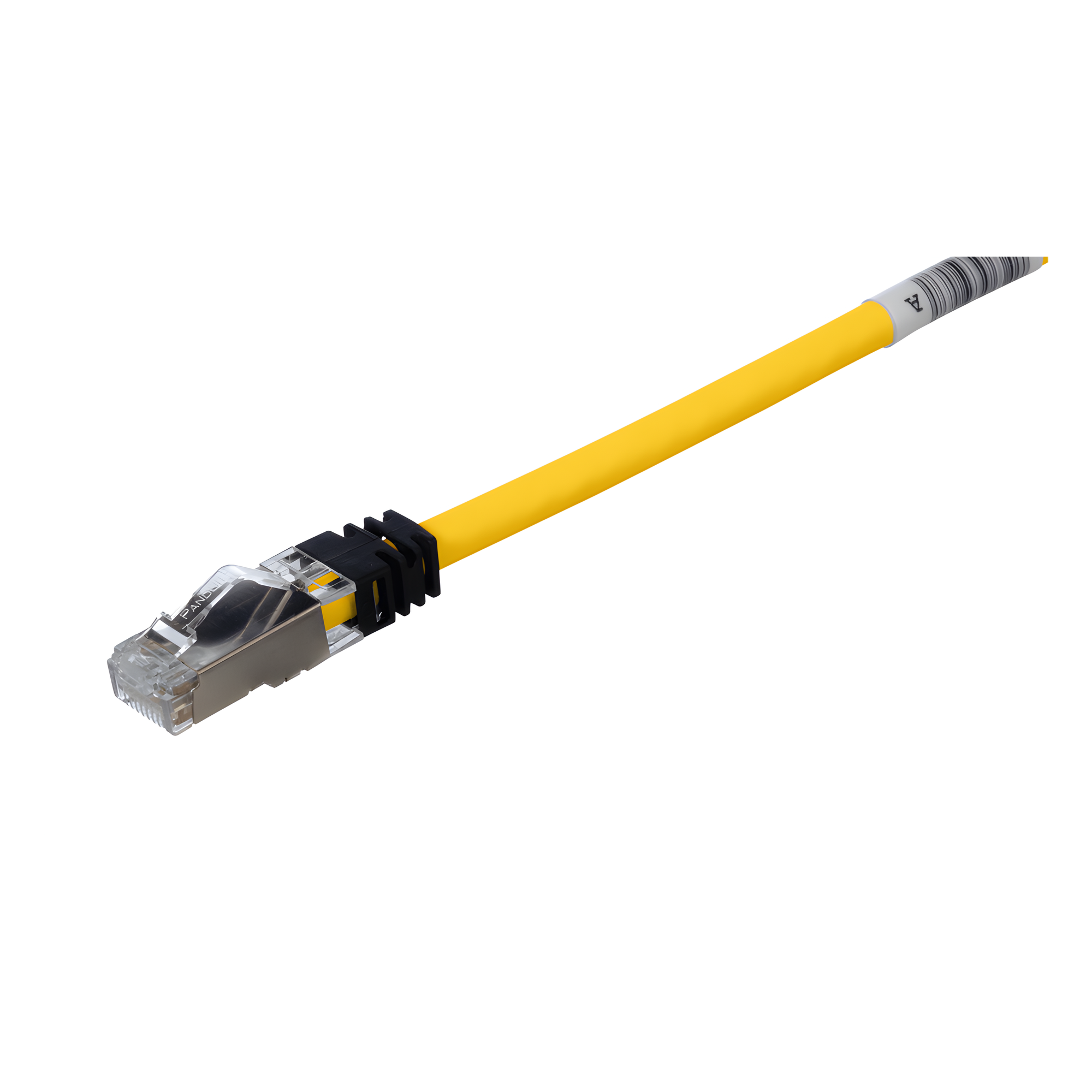 Patch Cord Cat6A, Blindado S/FTP, CM/LS0H, 2 Metros (6.56 Pies), Color Amarillo — PANDUIT · SKU STP6X2MYL