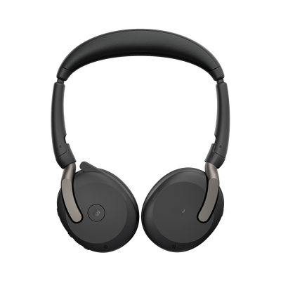 Jabra Evolve2 65 Flex, Auricular stereo versión MS, dongle USB-A con cancelación de ruido (26699-999-999)