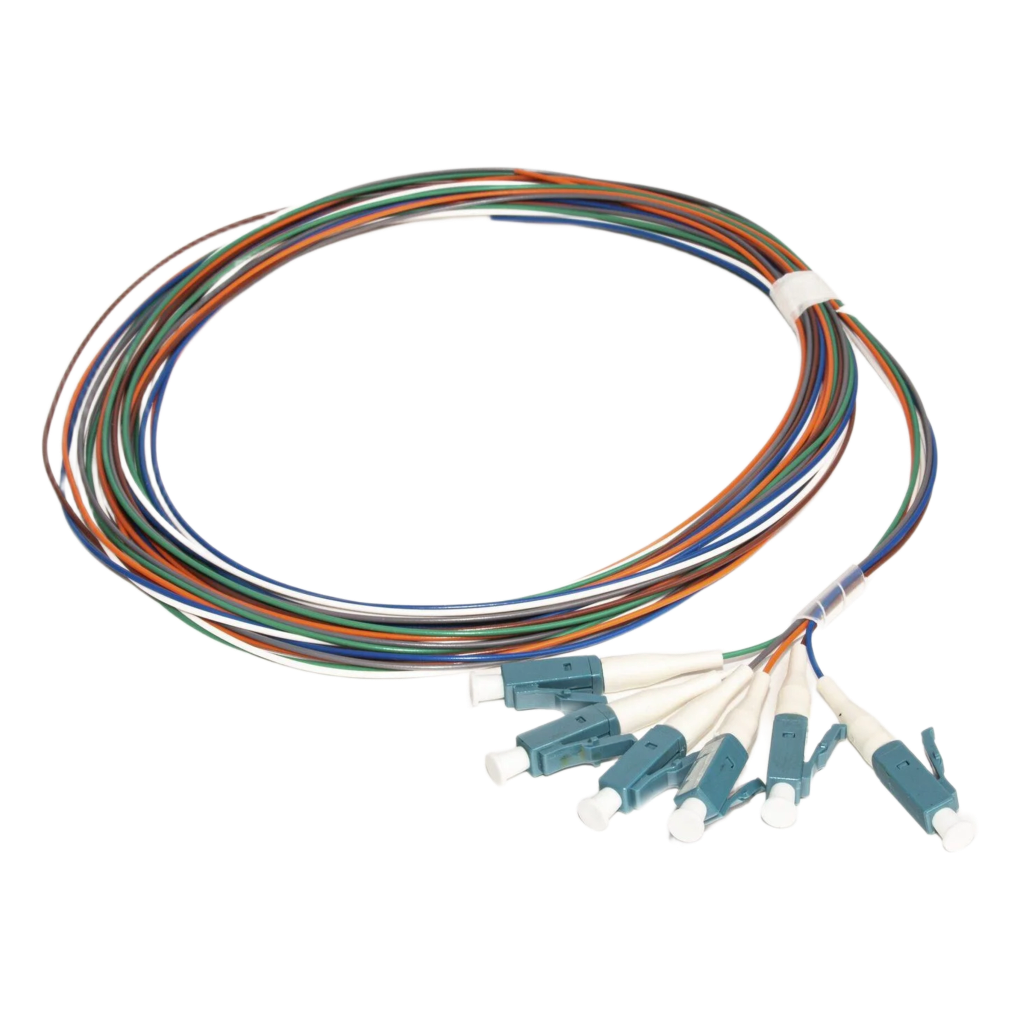 Kit de 6 Pigtails con Conector LC, Multimodo 50/125 OM4, 900um, de 1 Metro (3.28 Pies) — PANDUIT · SKU FZ6BN1NNNSZM001