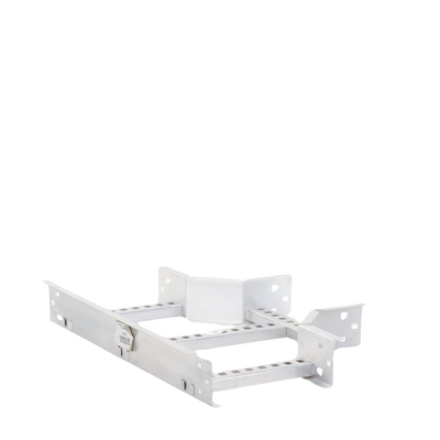 Derivación "T" Horizontal de Aluminio Perfil Z / Peralte 3 1/4" / Ancho 9"/ Radio 8" / Incluye Tornillería (CHTHEZ314R8X9AK)