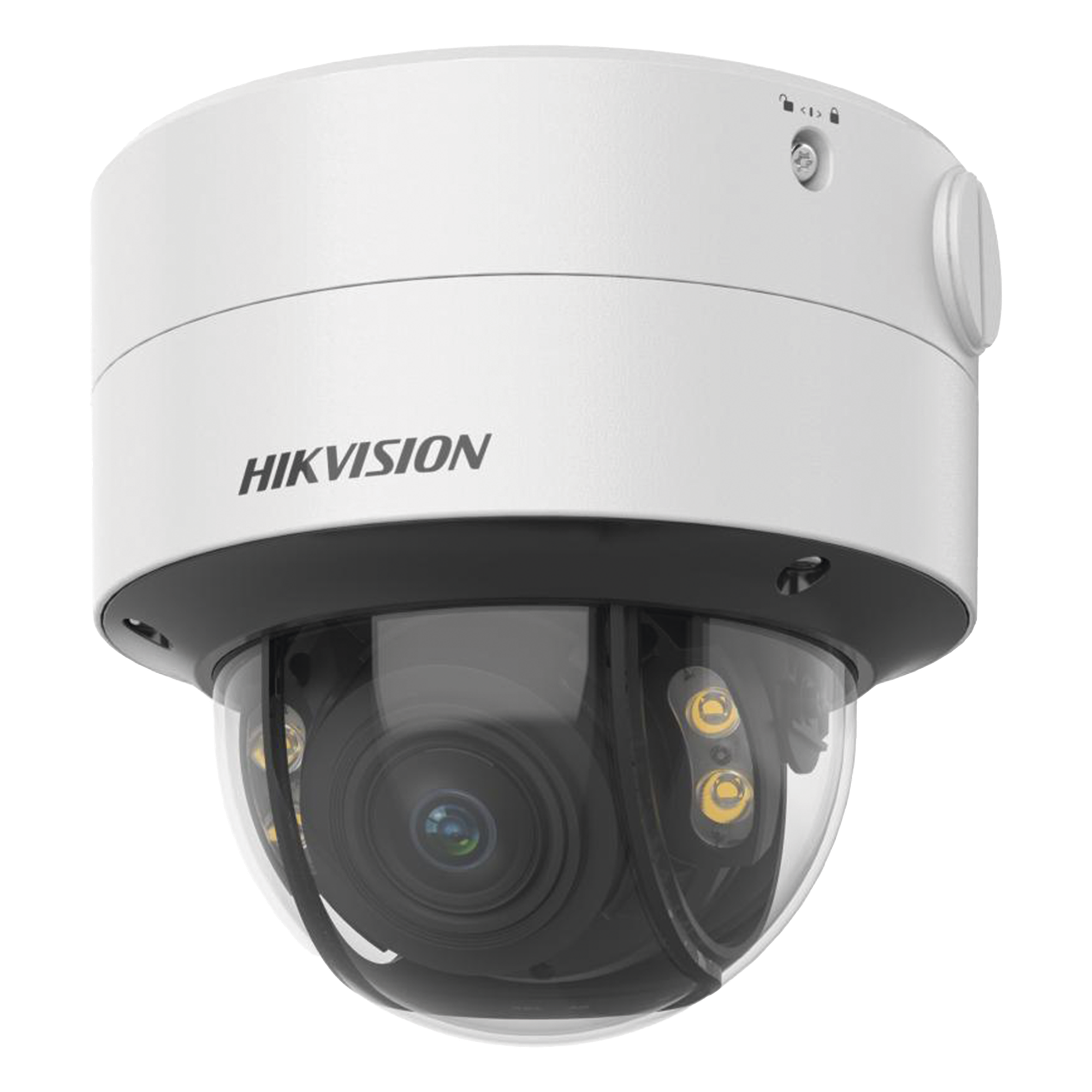 Cámara Domo IP / 4 Megapixel / ColorVu 24/7 / Lente 2.8-12 mm / Luz Blanca 40 m (131.2 ft) / WDR 130 dB / AcuSense / IP67 / IK10 — HIKVISION · SKU DS-2CD2747G2T-LZS(C)
