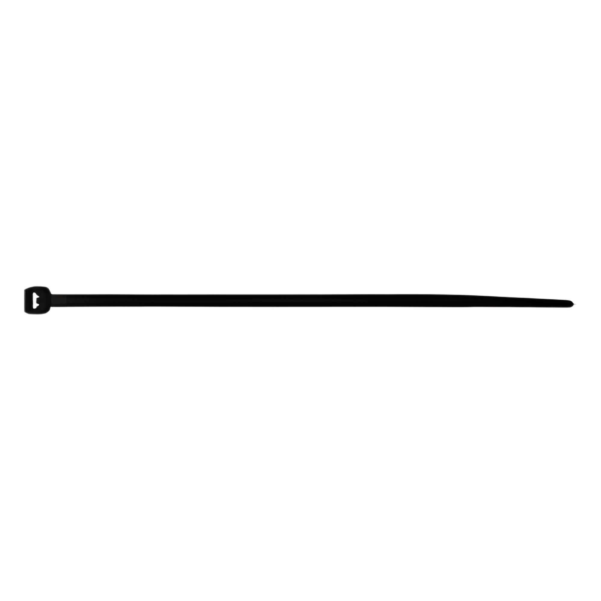 Cincho de nylon color negro, 3.2 x 142mm (100pzs) (4200-02001) — THORSMAN · SKU TH-140-B