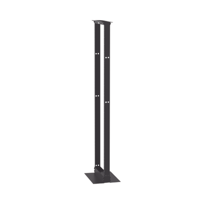 Rack de Dos Postes Estándar de 19 in, Rieles Numerados y Roscados #12-24, Fabricado en Aluminio, 45 Unidades de Rack, Color Negro