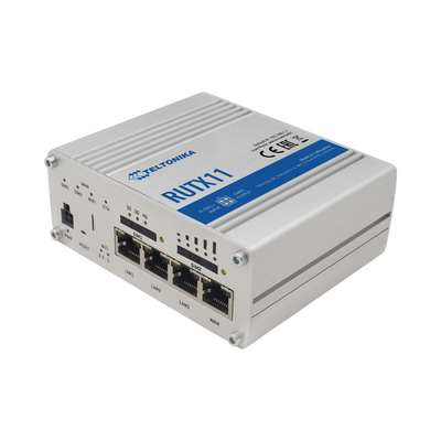 Router Industrial LTE 4.5G Cat 6 / 300 Mbps / WiFi 5 Dual Band / 4 Puertos Gigabit / Doble SIM / GNSS / PoE