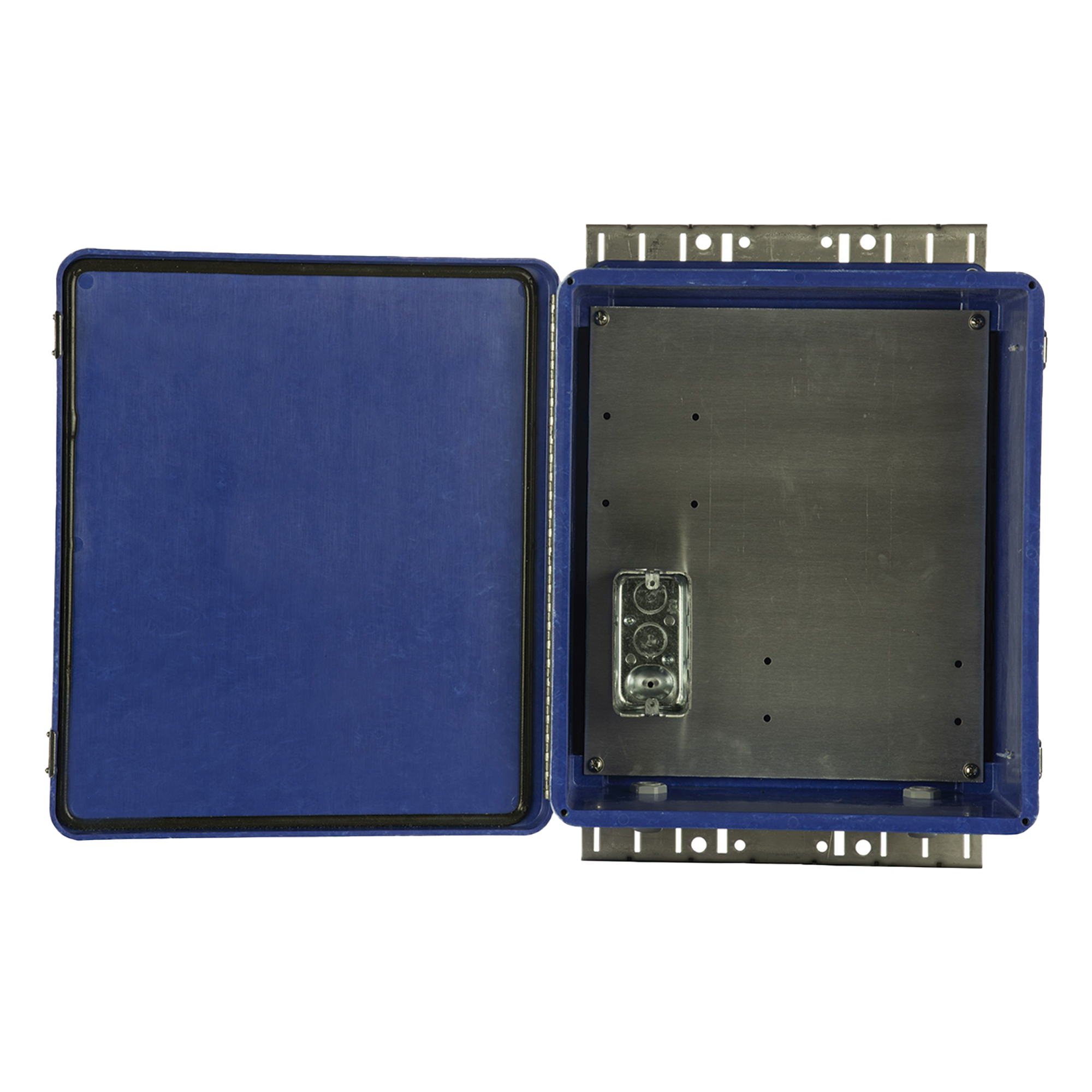 Gabinete de Seguridad para Wireless, NEMA 4X, IP66, de 356 x 305 x 152 mm, Color Azul — PANDUIT · SKU NWSE1412B