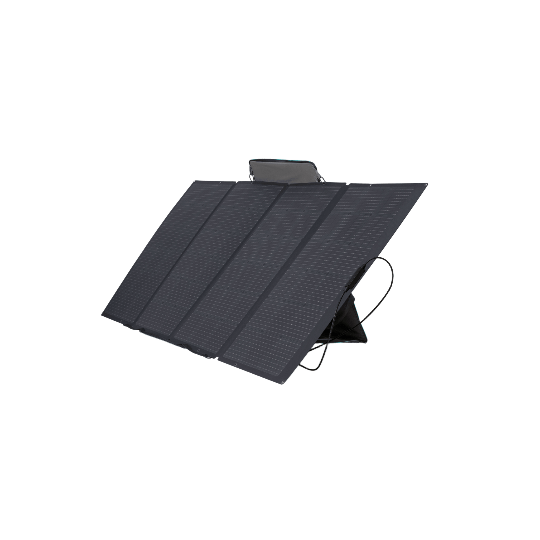 Módulo Solar Portátil y Flexible de 400W Recomendado para Estaciones Portátiles EcoFlow / Ajuste de Ángulo / Carga Eficiente