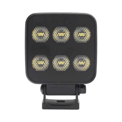 Luz de Trabajo Ultra brillante Cuadrada, 6 LED, 6552 Lúmenes, 12-24 Vcd — ECCO · SKU EW2721