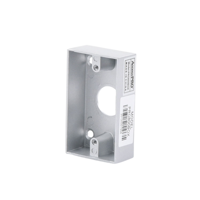 Caja cromada para instalación del botón PRO800B
