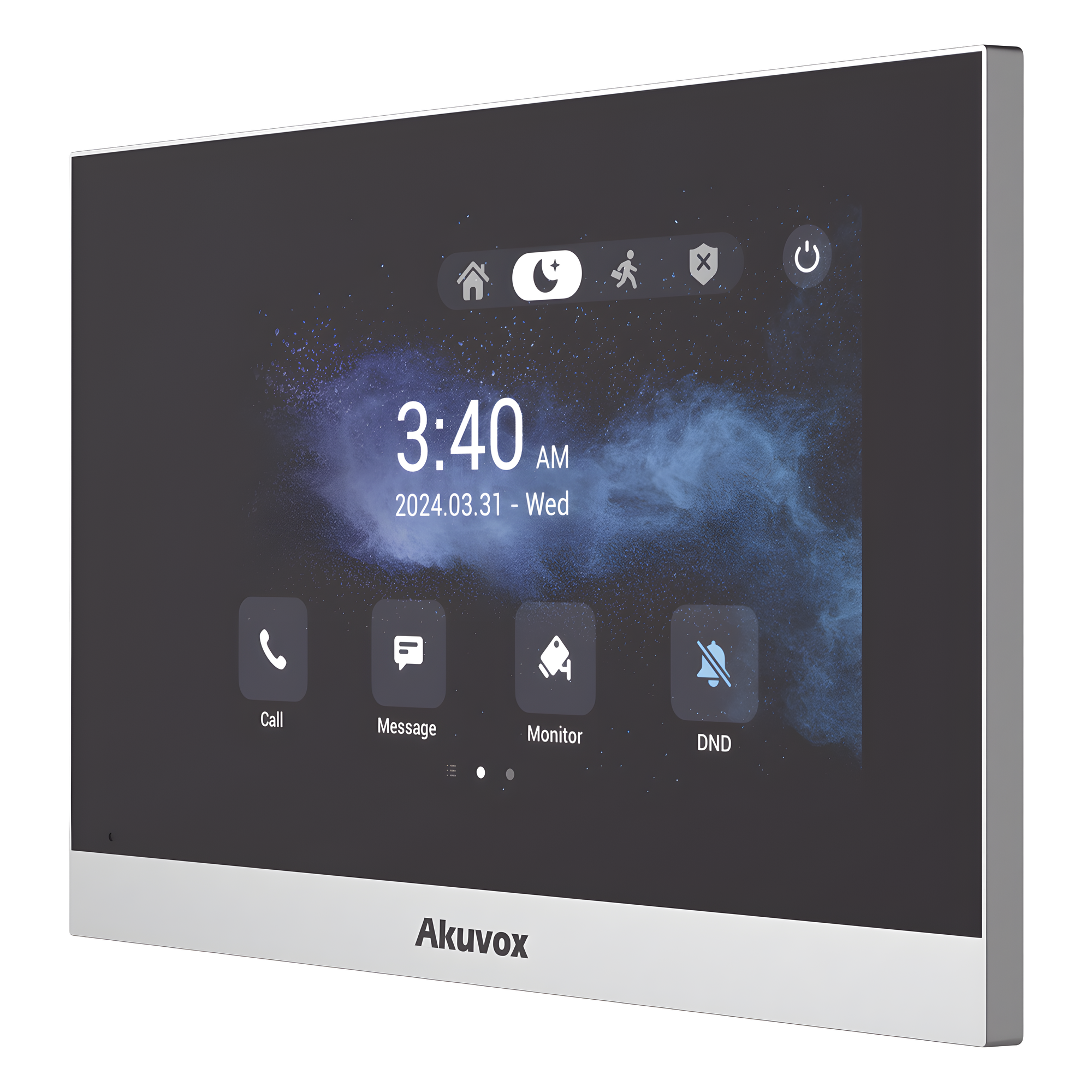 Monitor ANDROID / Soporta APP Android / Pantalla Touch Screen LCD 7" / WiFi / Punto WIFI / Bluetooth / PoE / SIP / 8 Entradas de Alarma / 1 Salida de Relé / Comunicación con App de Familiares / Administración 100 % en la Nube — AKUVOX · SKU C316W