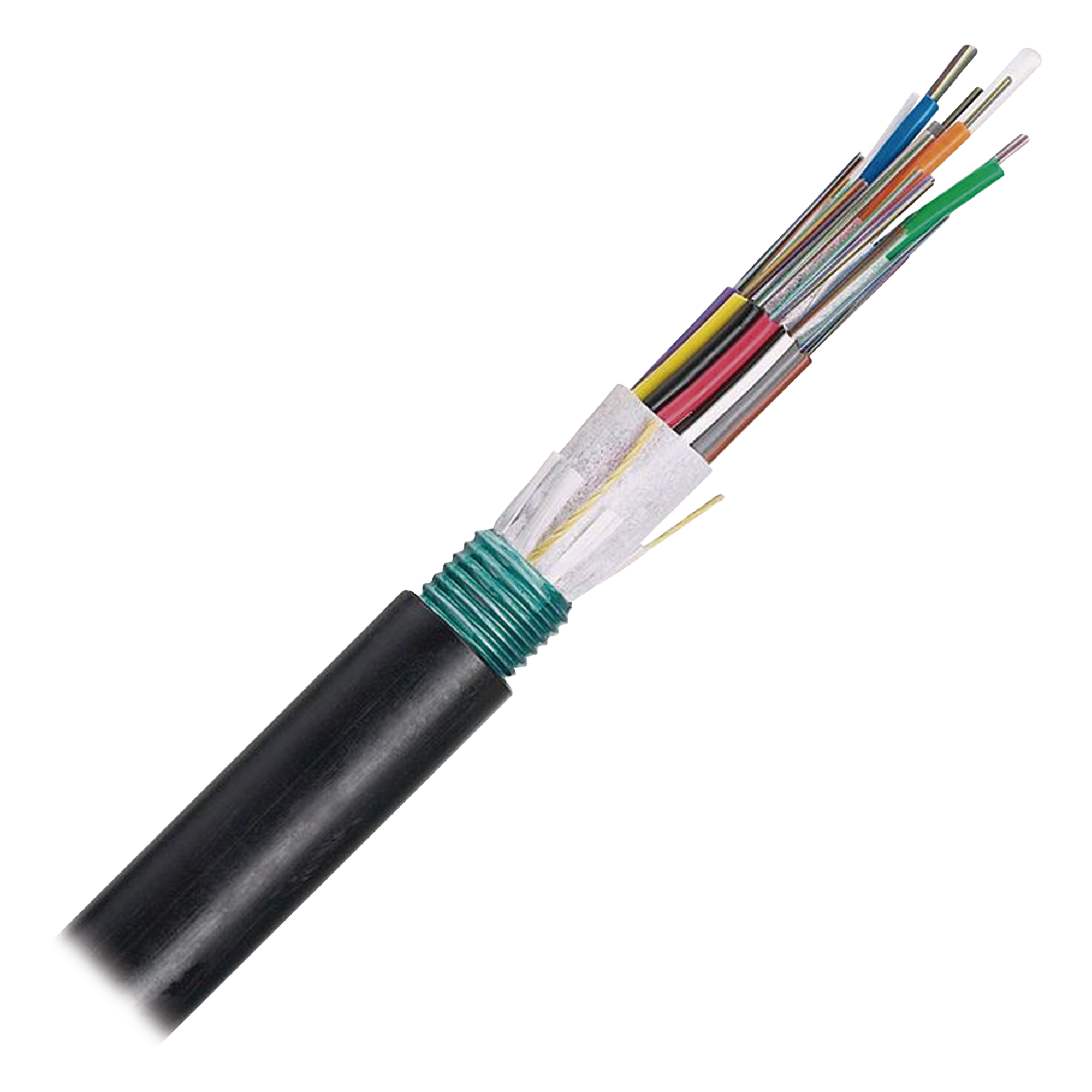 Cable de Fibra Óptica 6 Hilos, OSP (Planta Externa), Armada, MDPE (Polietileno de Media Densidad), Multimodo OM3 50/125 Optimizada, Precio Por Metro — PANDUIT · SKU FOWNX06