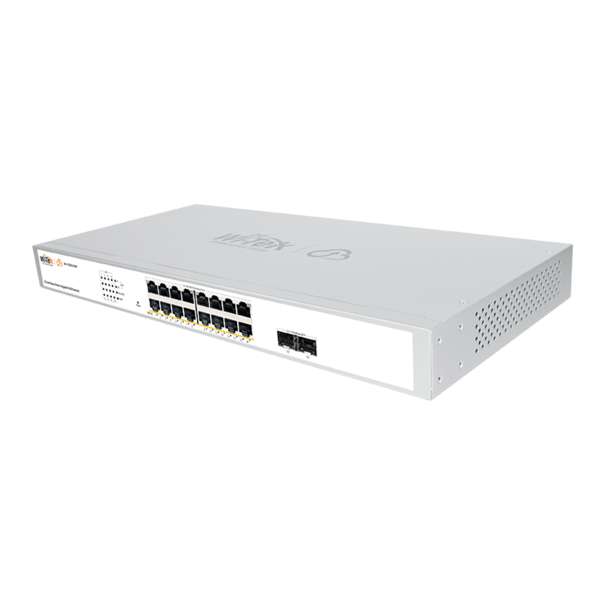 Switch Administrable PoE / 16 puertos PoE af/at Gigabit / 2 x SFP Gigabit / Administración Cloud Gratuita / Presupuesto 240 W